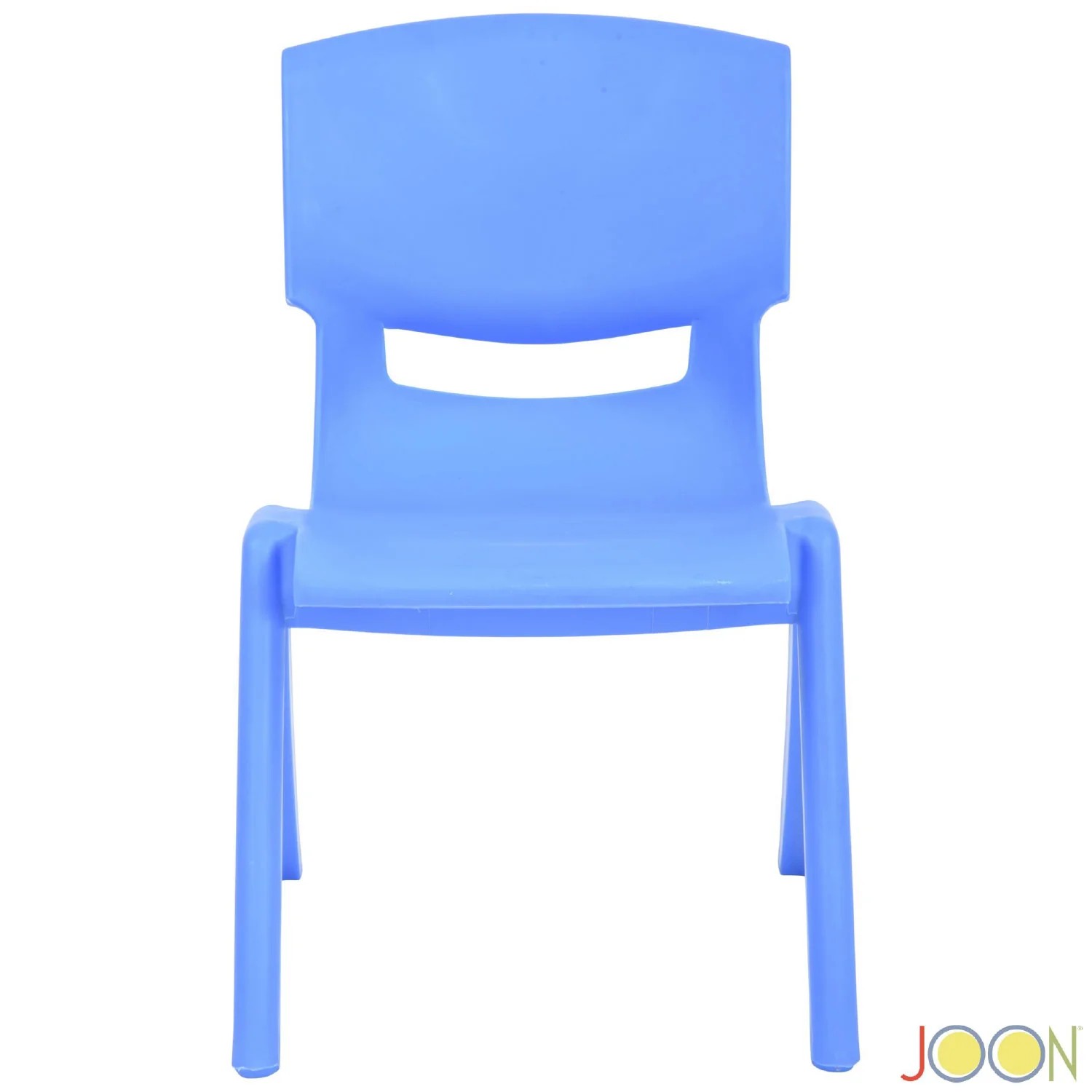 JOON Stackable Plastic Kids Learning Chairs, Blue, 20.5x12.75x11 Inches, 2-Pack (Pack of 2) - Image 4