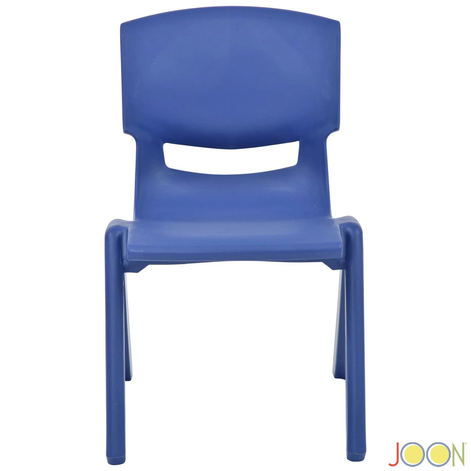 JOON Stackable Plastic Kids Learning Chairs, Dark Blue, 20.5x12.75X11 Inches, 2-Pack (Pack of 2) - Image 4