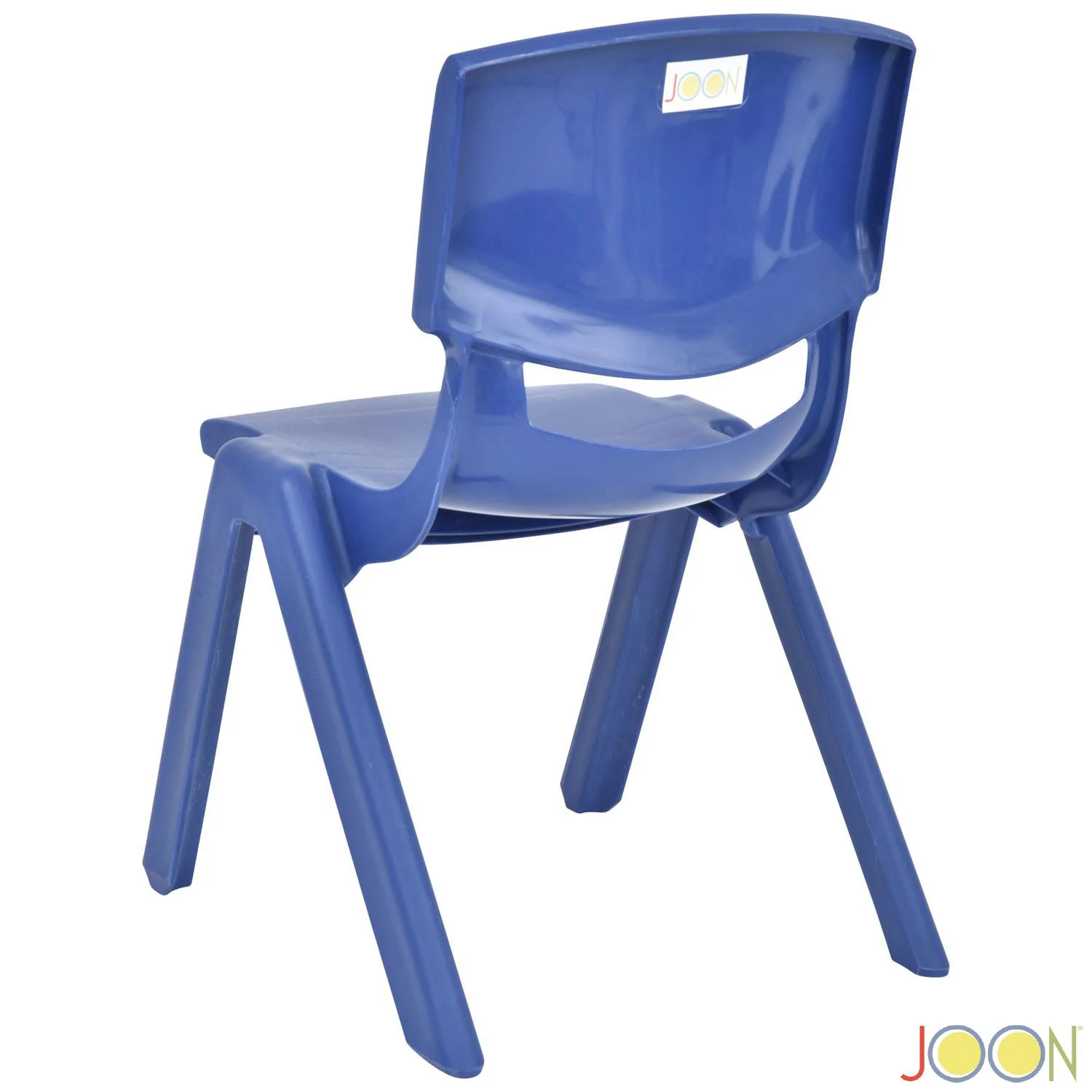 JOON Stackable Plastic Kids Learning Chairs, Dark Blue, 20.5x12.75X11 Inches, 2-Pack (Pack of 2) - Image 6