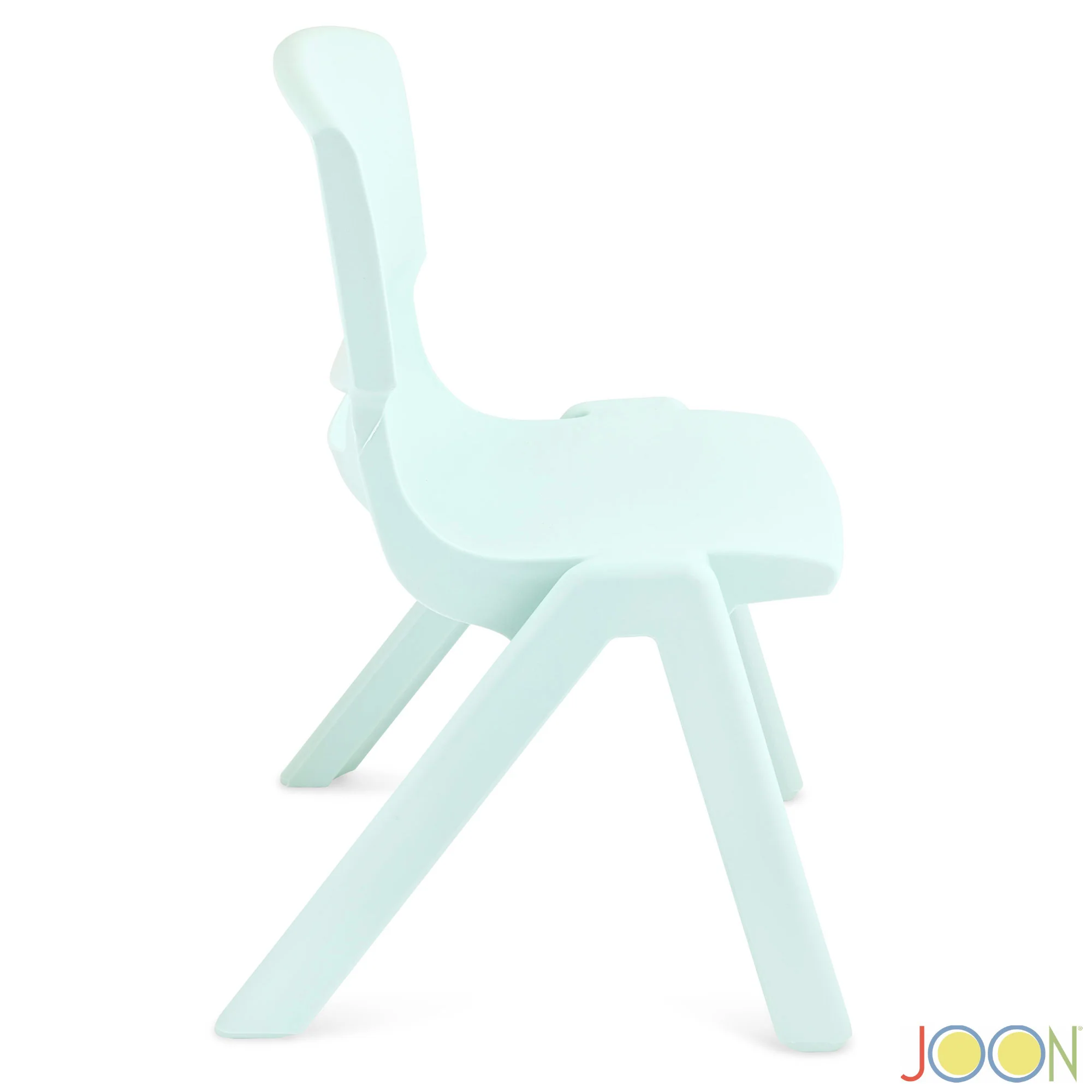 JOON Stackable Plastic Kids Learning Chairs, Mint Green, 20.5x12.75X11 Inches, 2-Pack (Pack of 2) - Image 6