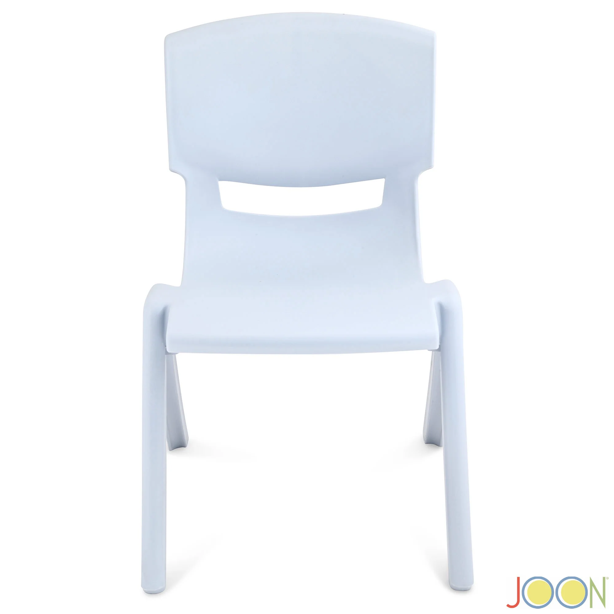 JOON Stackable Plastic Kids Learning Chairs, Misty Blue, 20.5x12.75X11 Inches, 2-Pack (Pack of 2) - Image 5