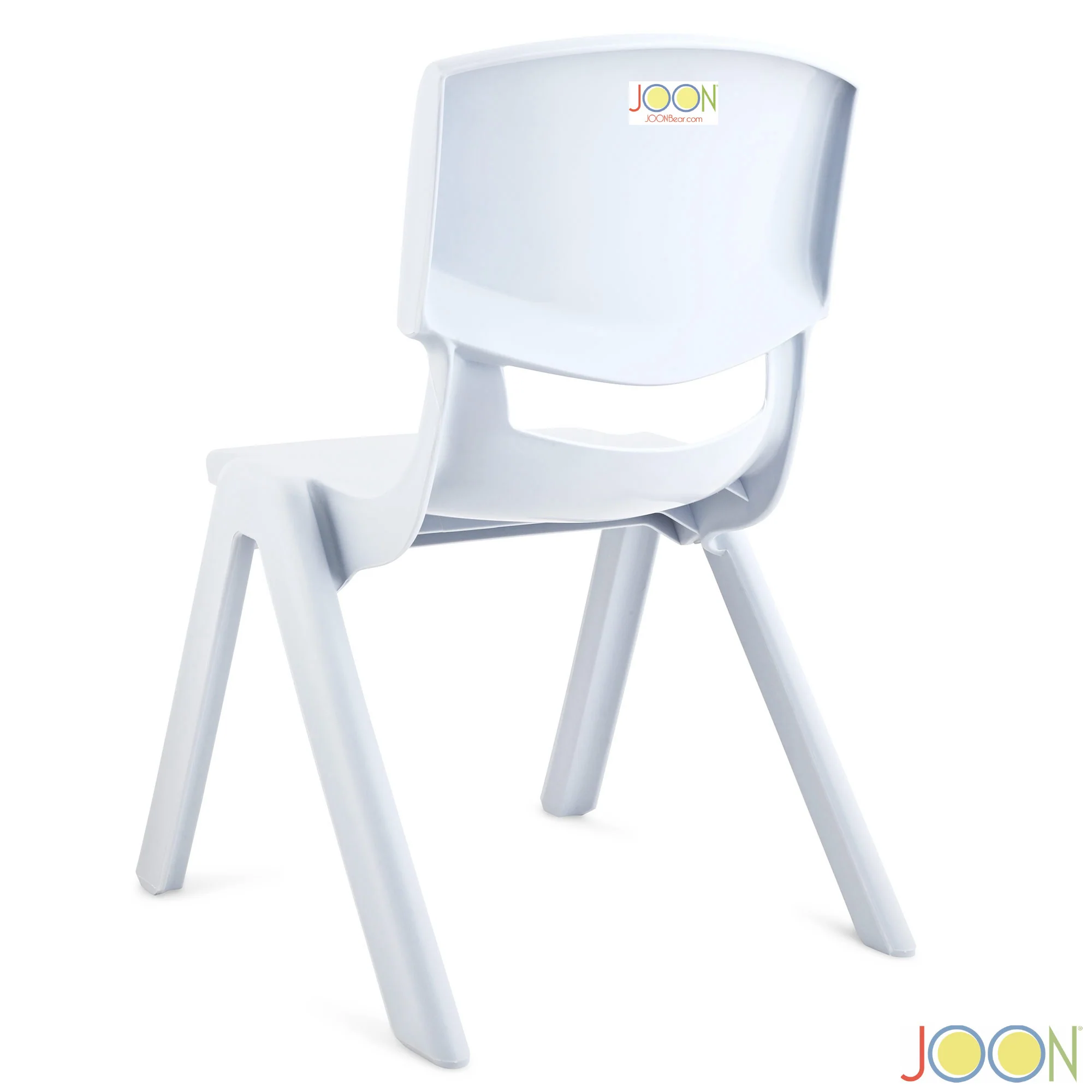 JOON Stackable Plastic Kids Learning Chairs, Misty Blue, 20.5x12.75X11 Inches, 2-Pack (Pack of 2) - Image 7