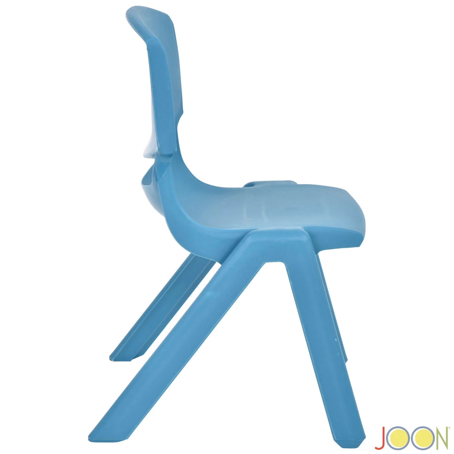 JOON Stackable Plastic Kids Learning Chairs, Sky Blue, 20.5x12.75X11 Inches, 2-Pack (Pack of 2) - Image 5