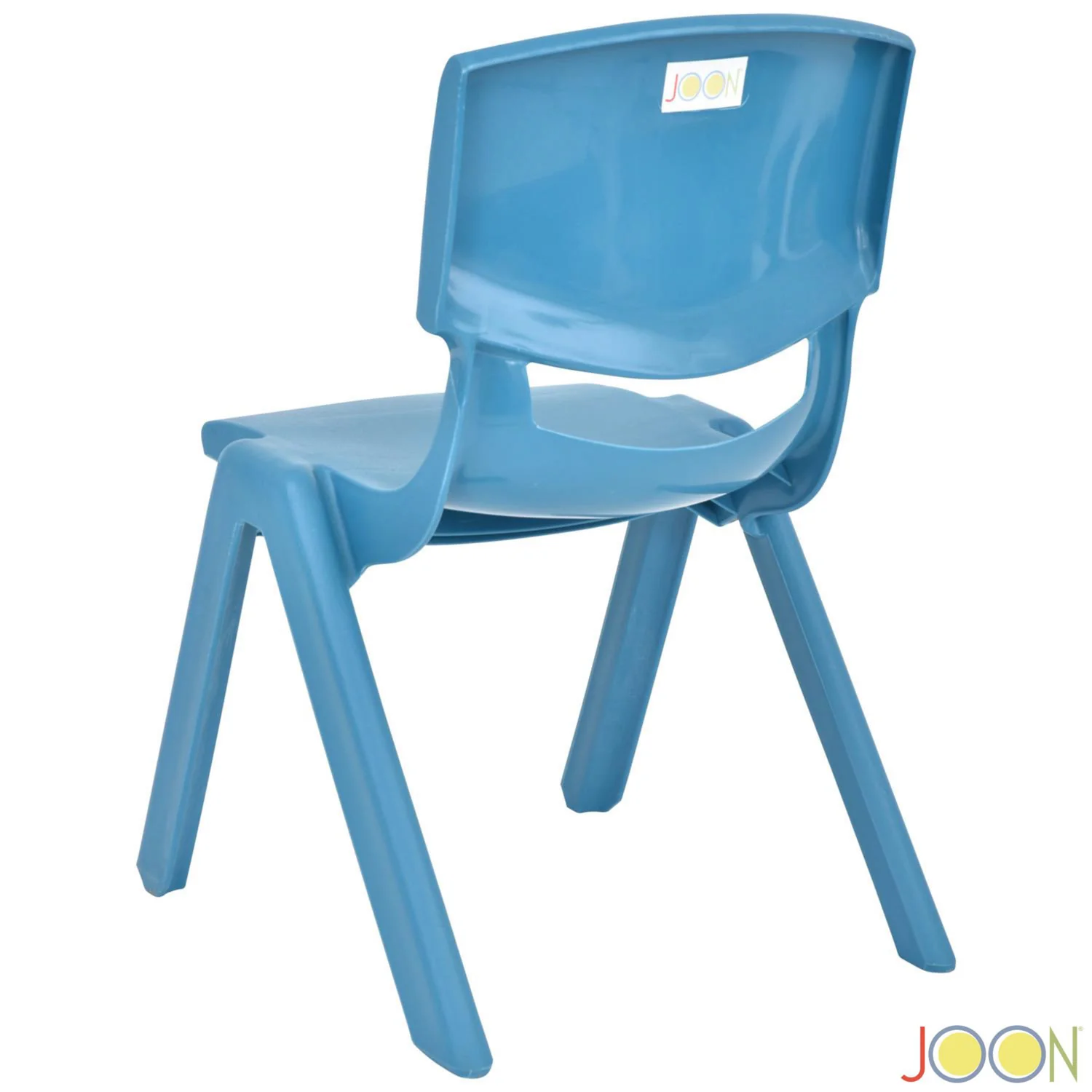 JOON Stackable Plastic Kids Learning Chairs, Sky Blue, 20.5x12.75X11 Inches, 2-Pack (Pack of 2) - Image 6