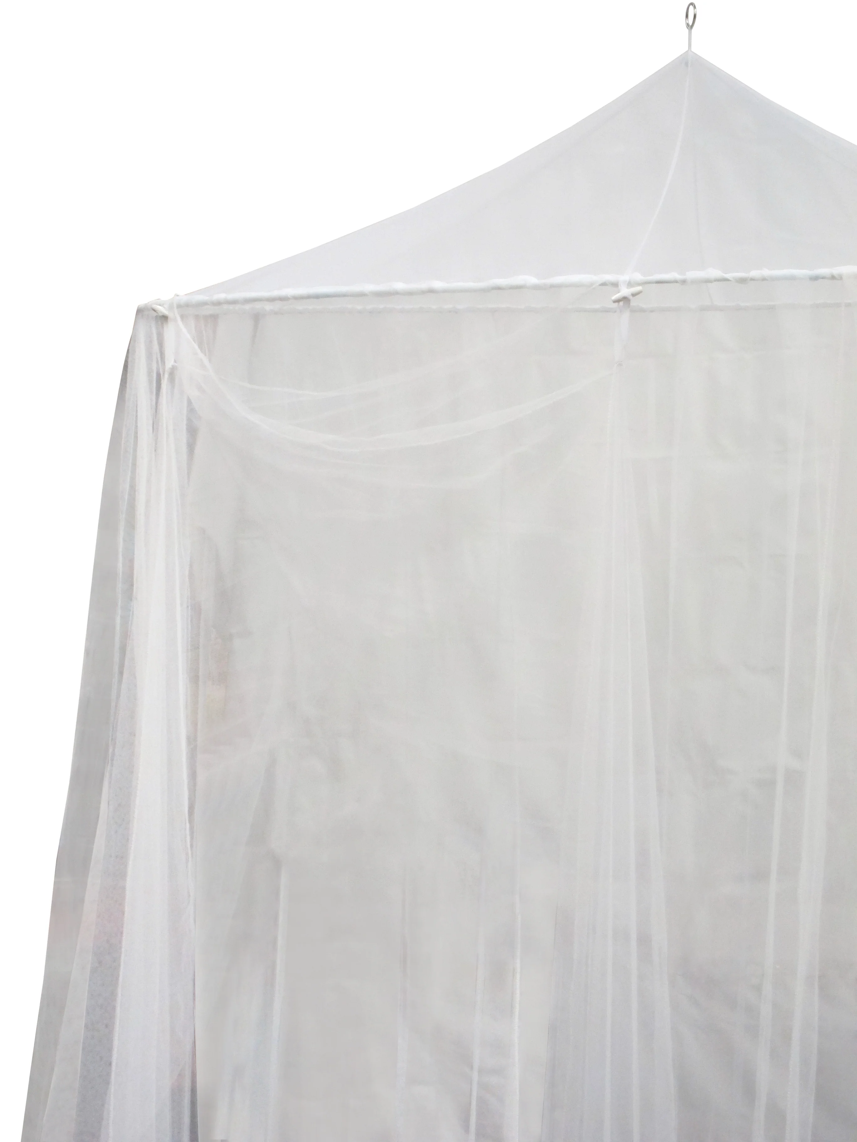 Just Relax Extra-Large Indoor-Outdoor Round Canopy Mosquito Net, White, 5x9 Feet - Image 8