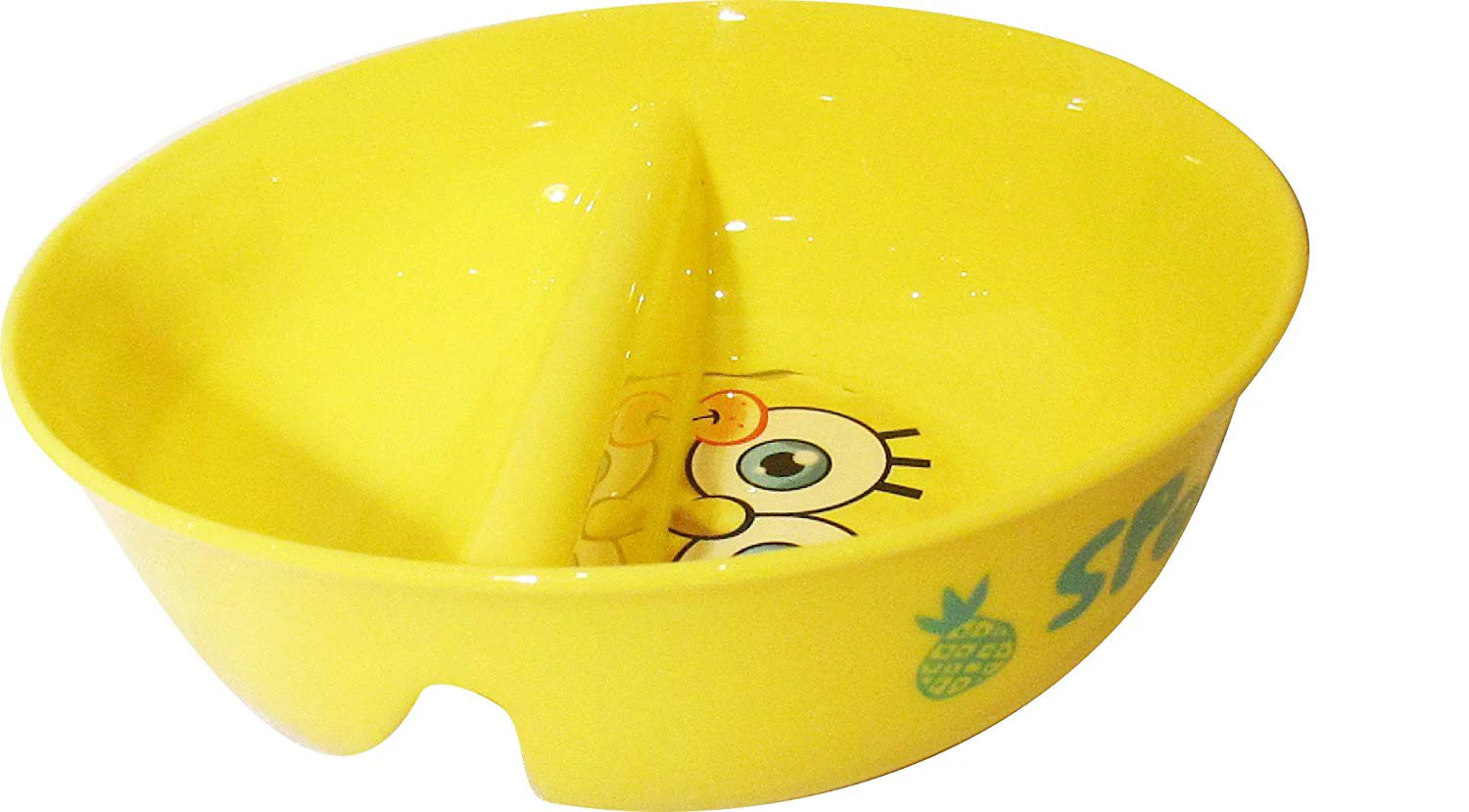 Just Solutions! Spongebob Squarepants Anti-Soggy Cereal Bowl, Yellow - Image 3