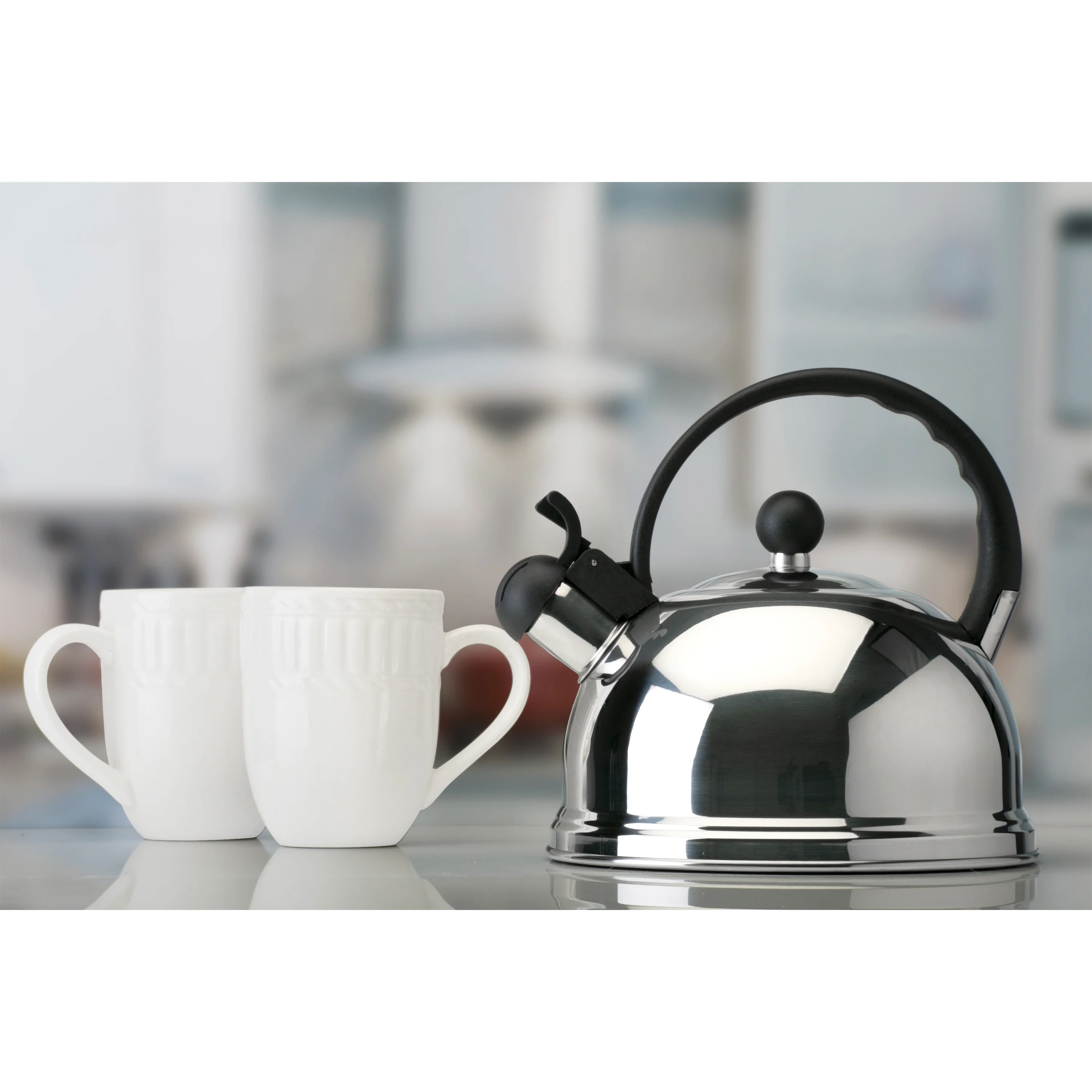 Kitchen Details 10 Cup Stainless Steel Tea Kettle - Image 3