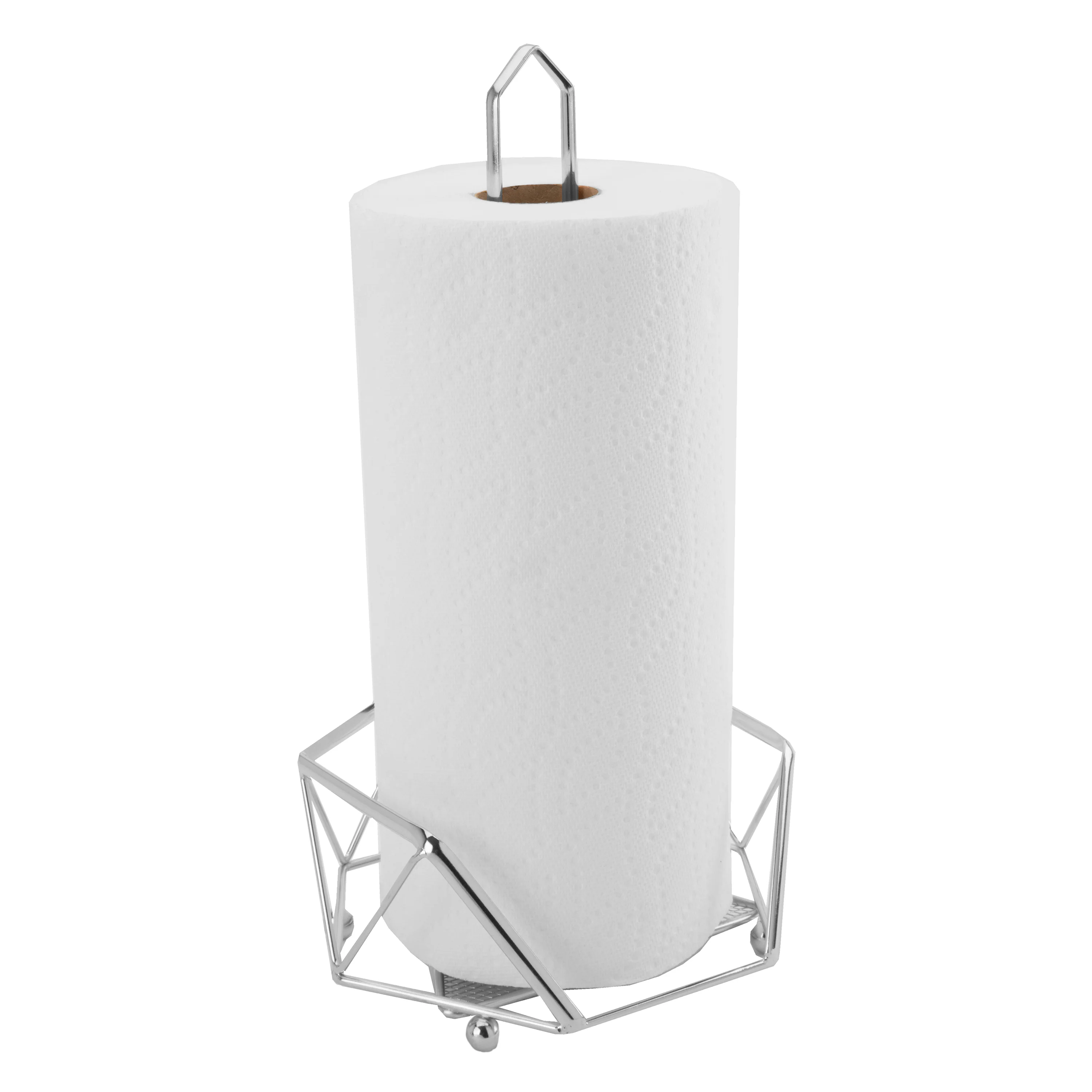 Kitchen Details Geode Paper Towel Holder in Chrome - Image 4