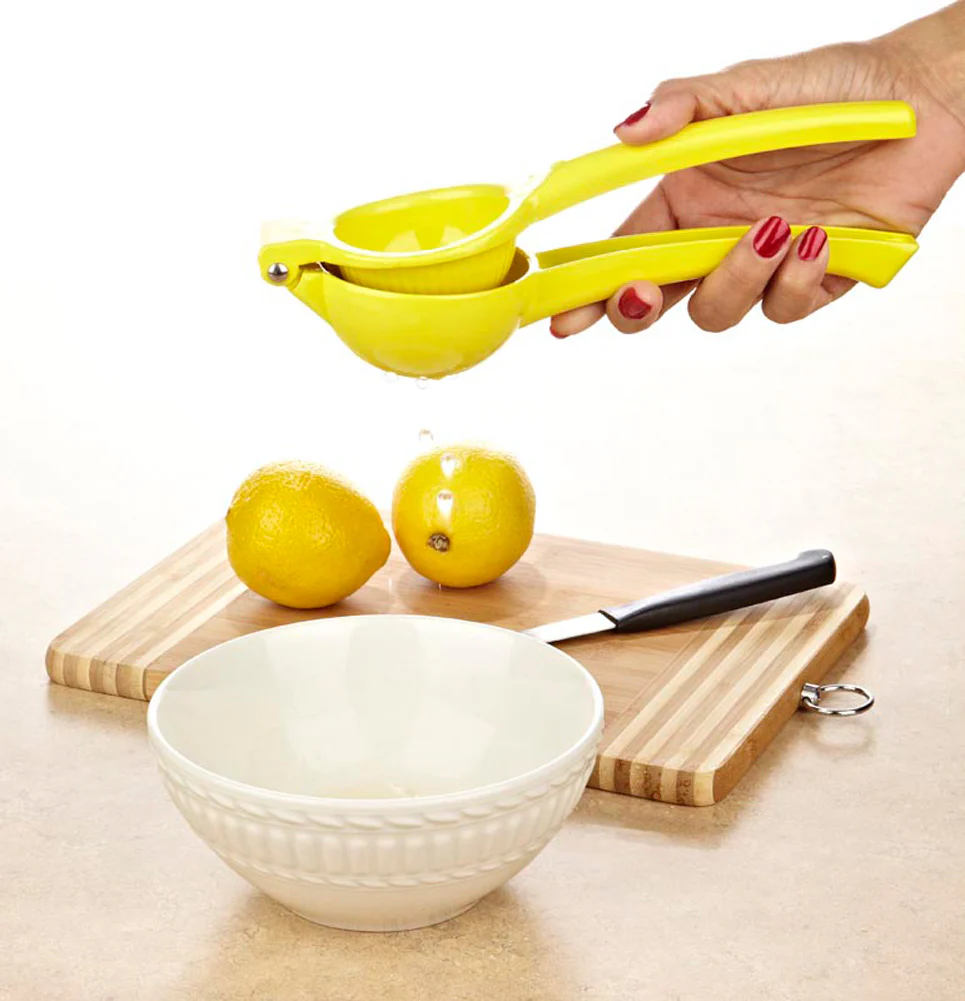 Kitchen Details Manual Hand Lemon Squeezer, Yellow, 8.6x2.9x1.77 Inches - Image 2