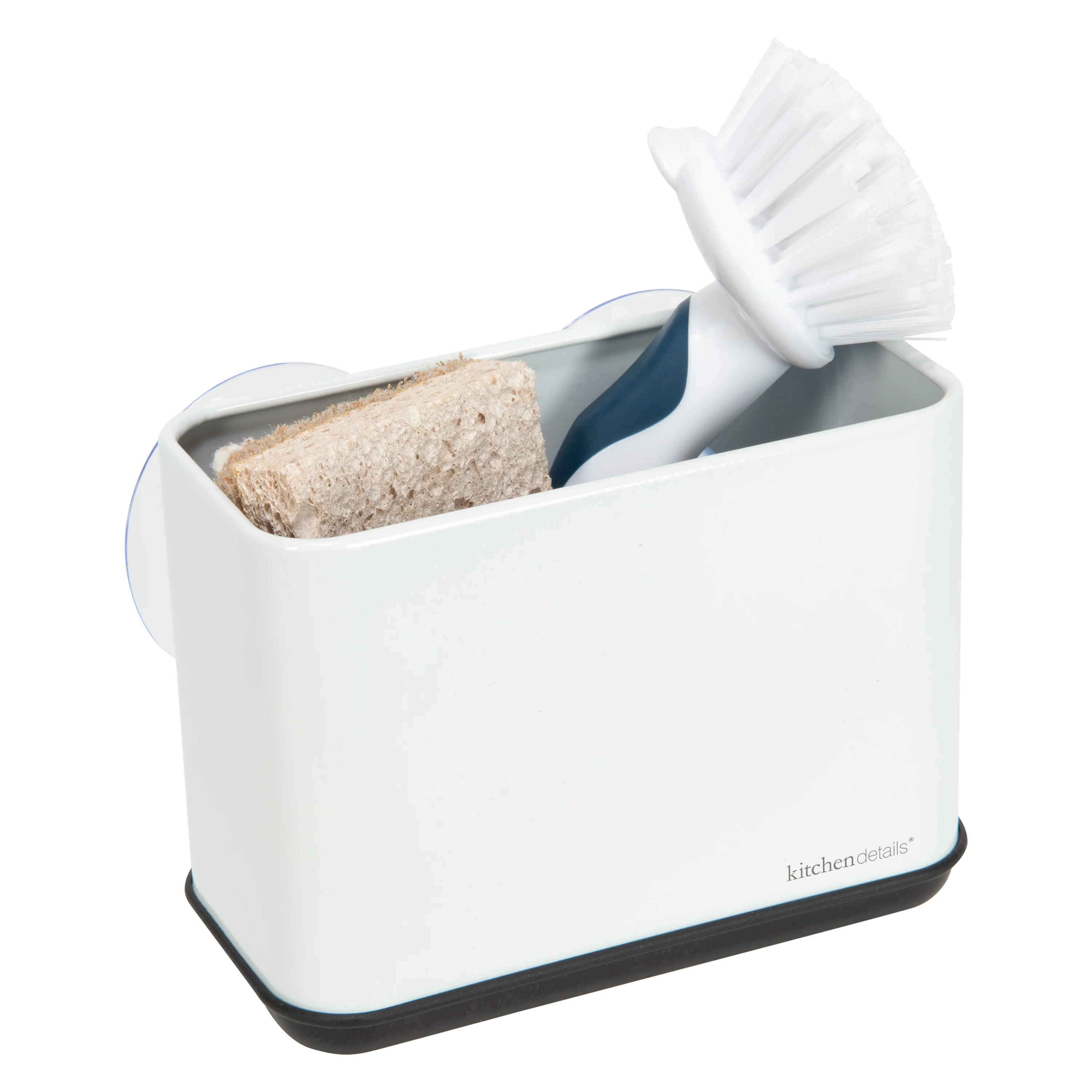 Kitchen Details Suction Sink Caddy in White - Image 2