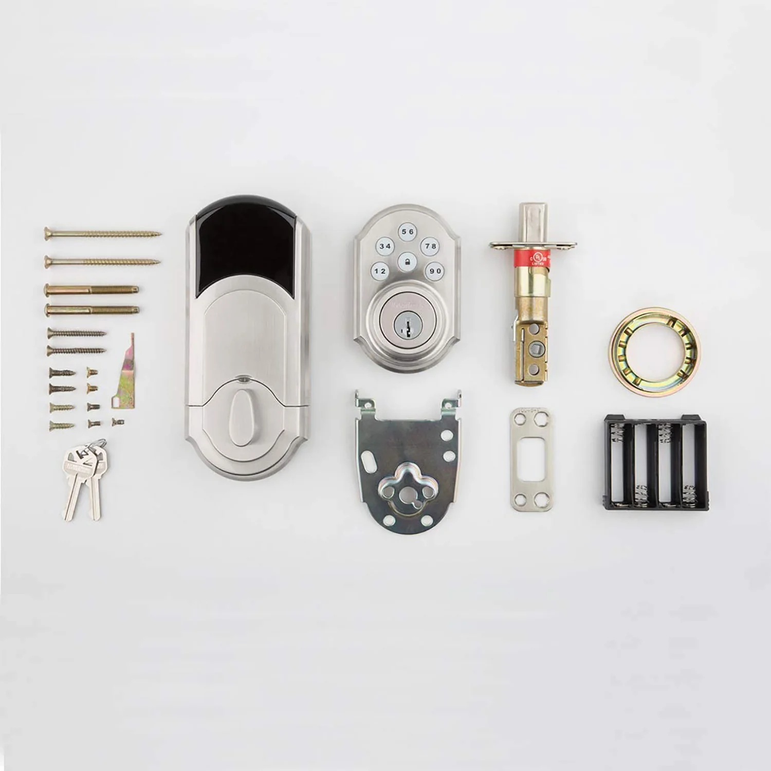 Kwikset Traditional SmartCode Touchpad Electronic Deadbolt, Z-Wave Plus, Satin Nickel - Image 6