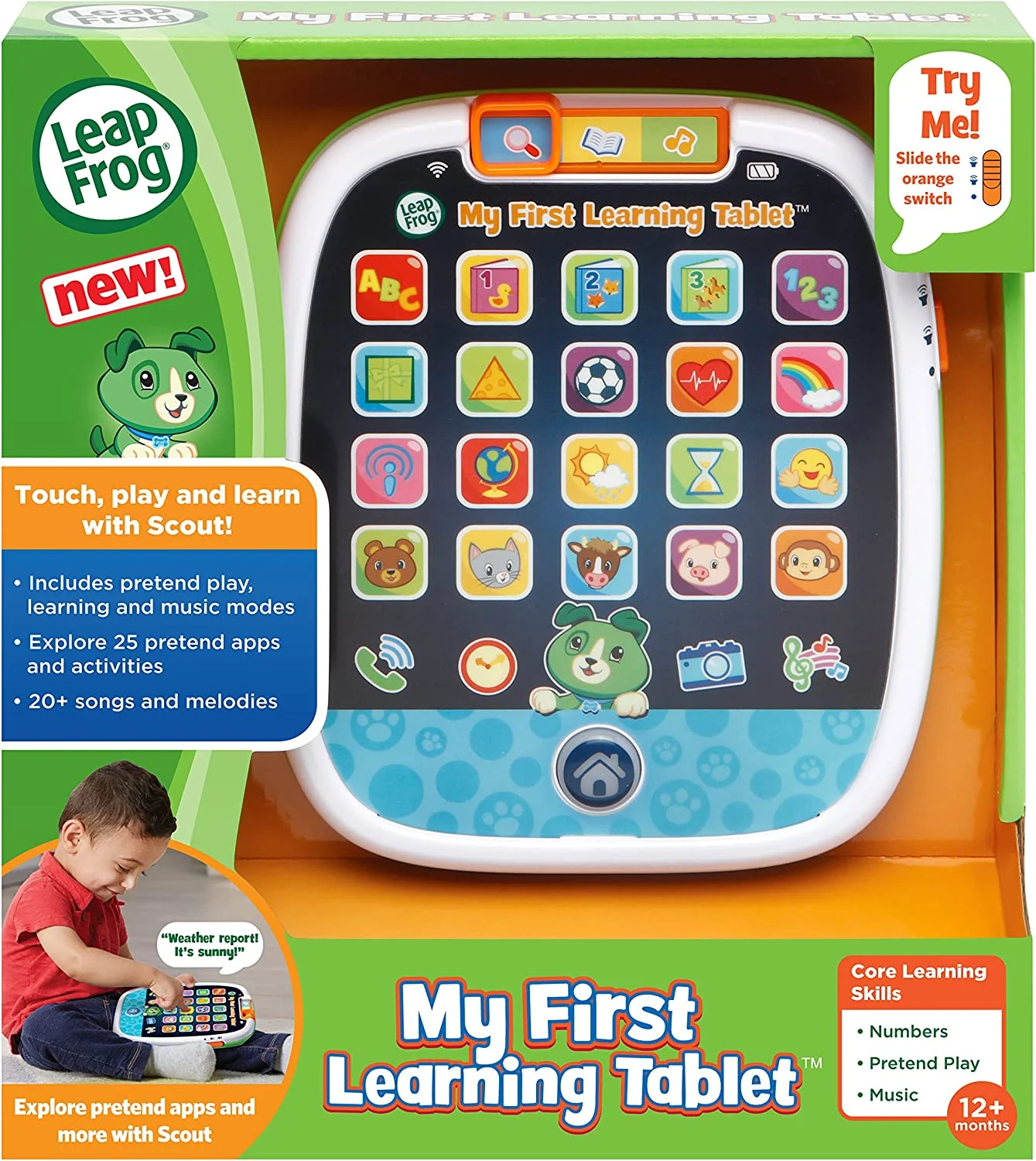 LeapFrog My First Learning Tablet, Scout, Green - Image 4