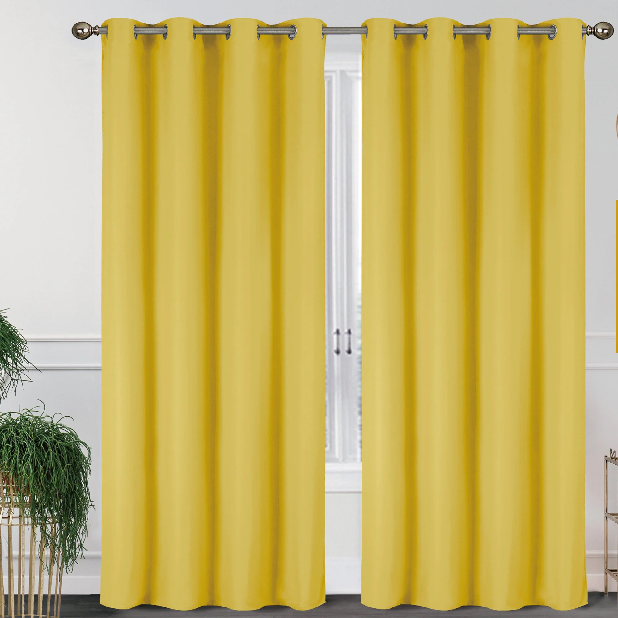 Lillian Room Darkening Grommet Window Panel, 55x84 Inches - Image 22