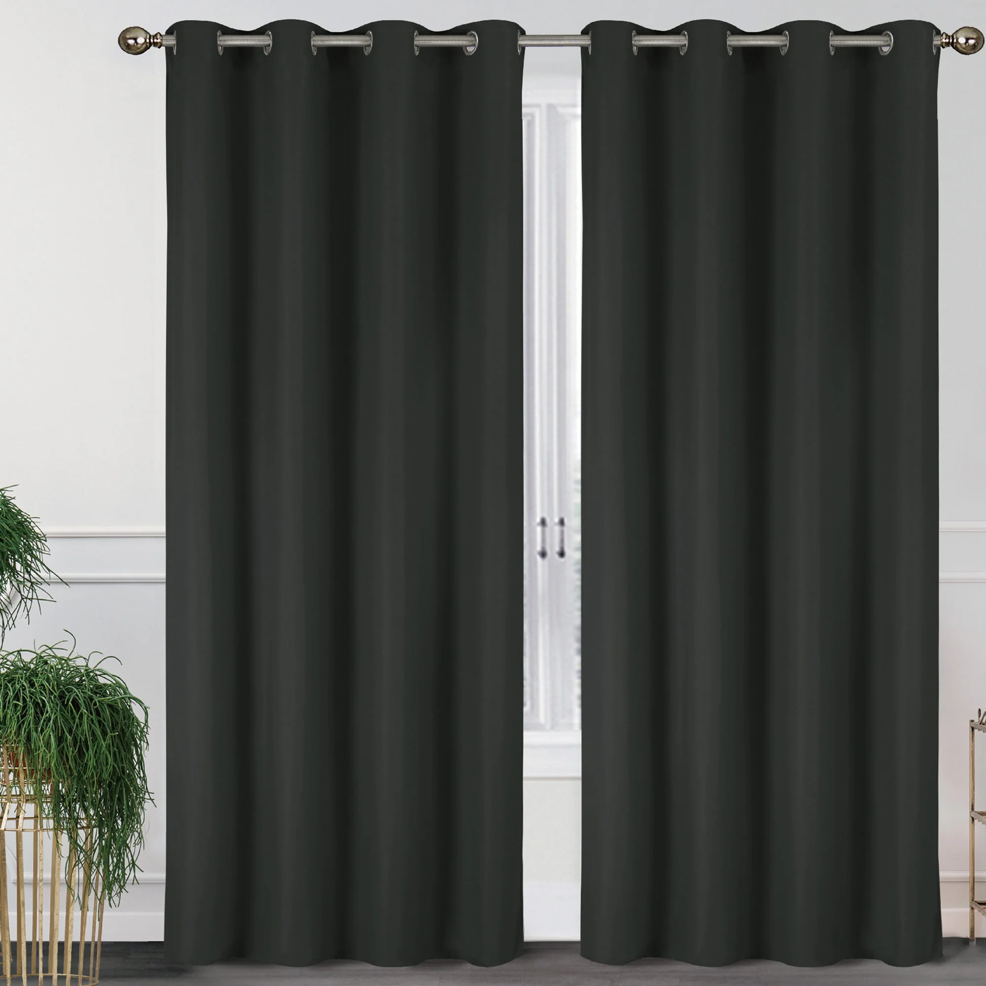 Lillian Room Darkening Grommet Window Panel, 55x84 Inches - Image 35