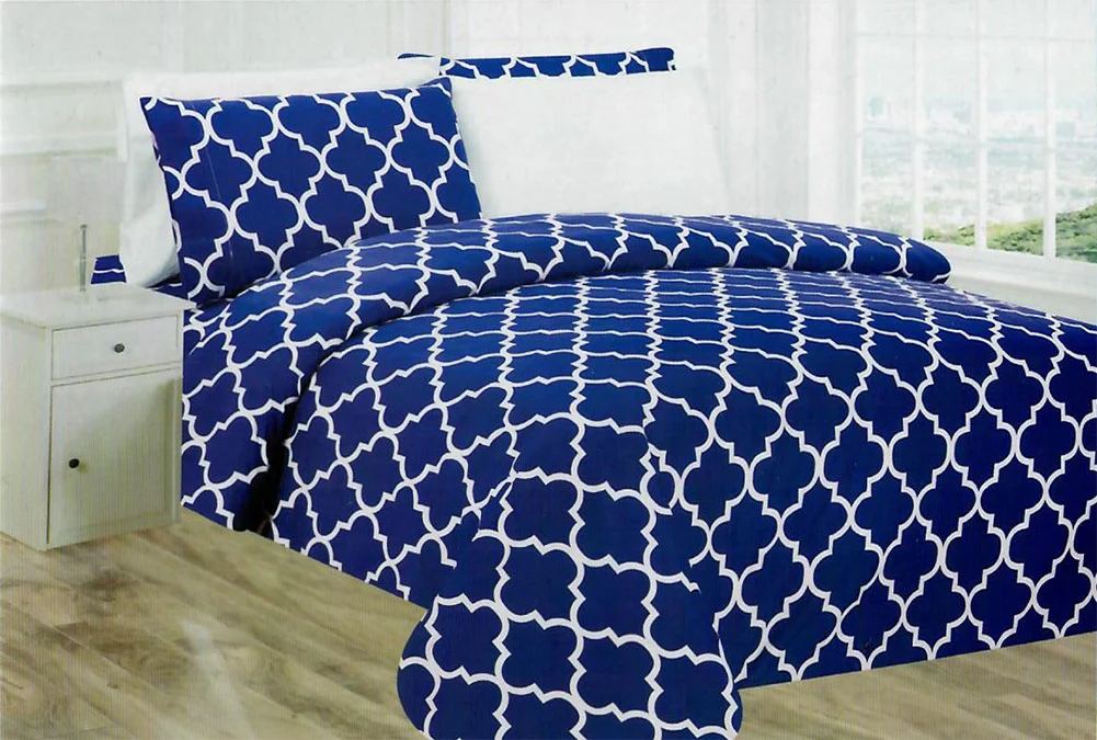 Luxury Collection Wrinkle-free Sheet Set, Moroccan Design, Ariel