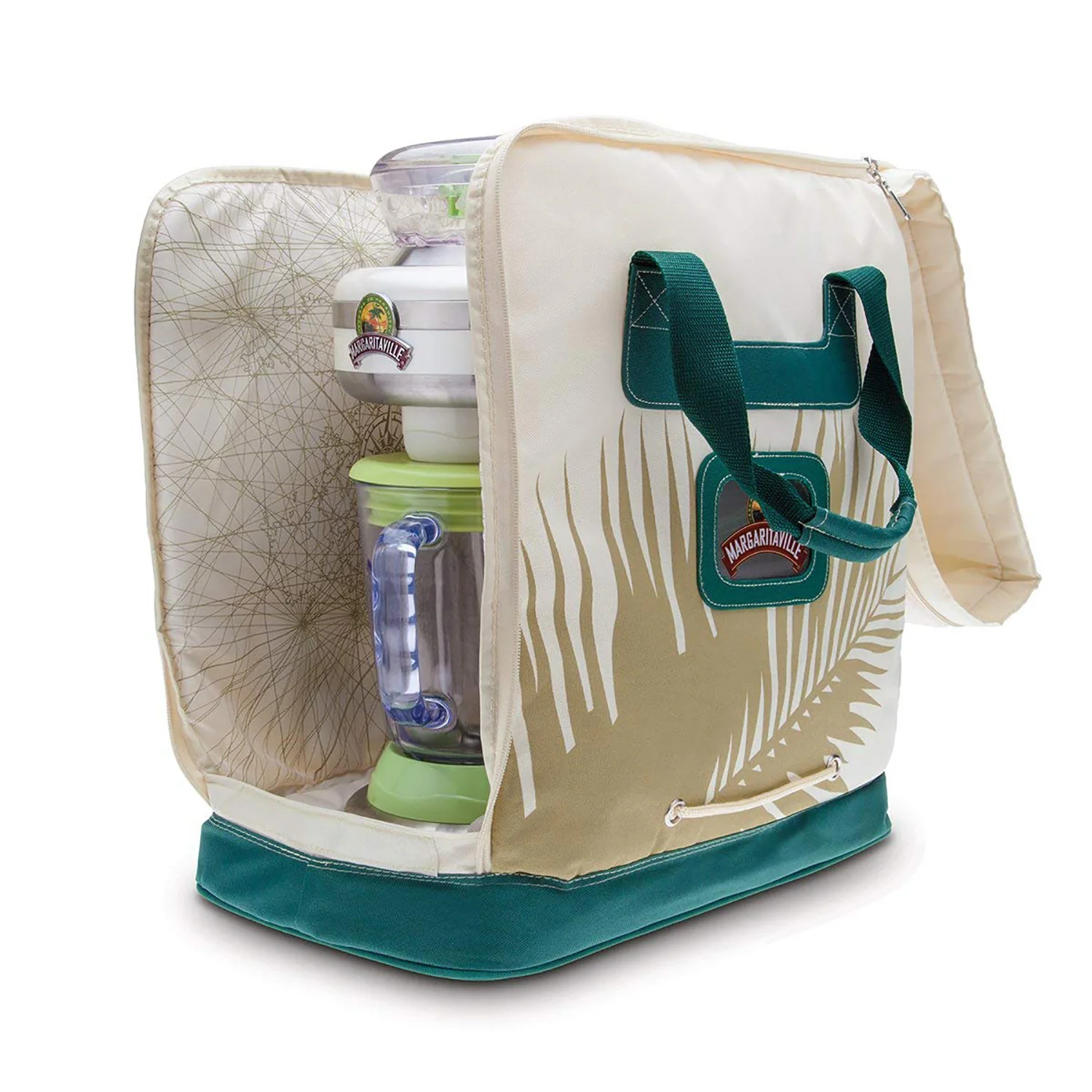 Margaritaville Key West Frozen Concoction Maker With Travel Bag, Silver-Blue - Image 7