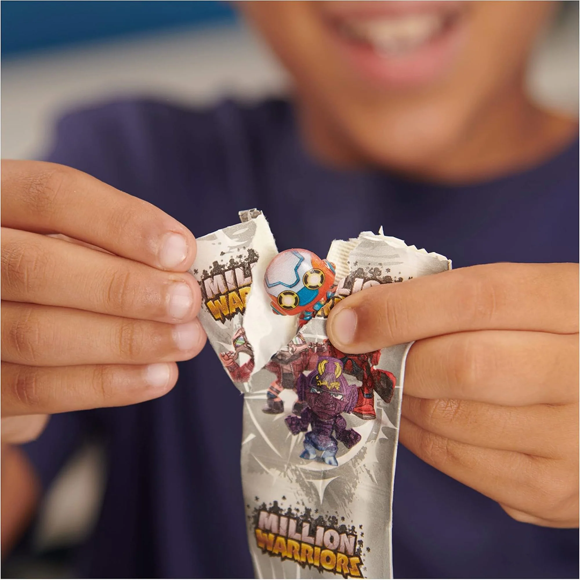Million Warriors Battle Pack with 35 Collectible Figures, Launcher and Playset, Ages 5 and Up - Image 4