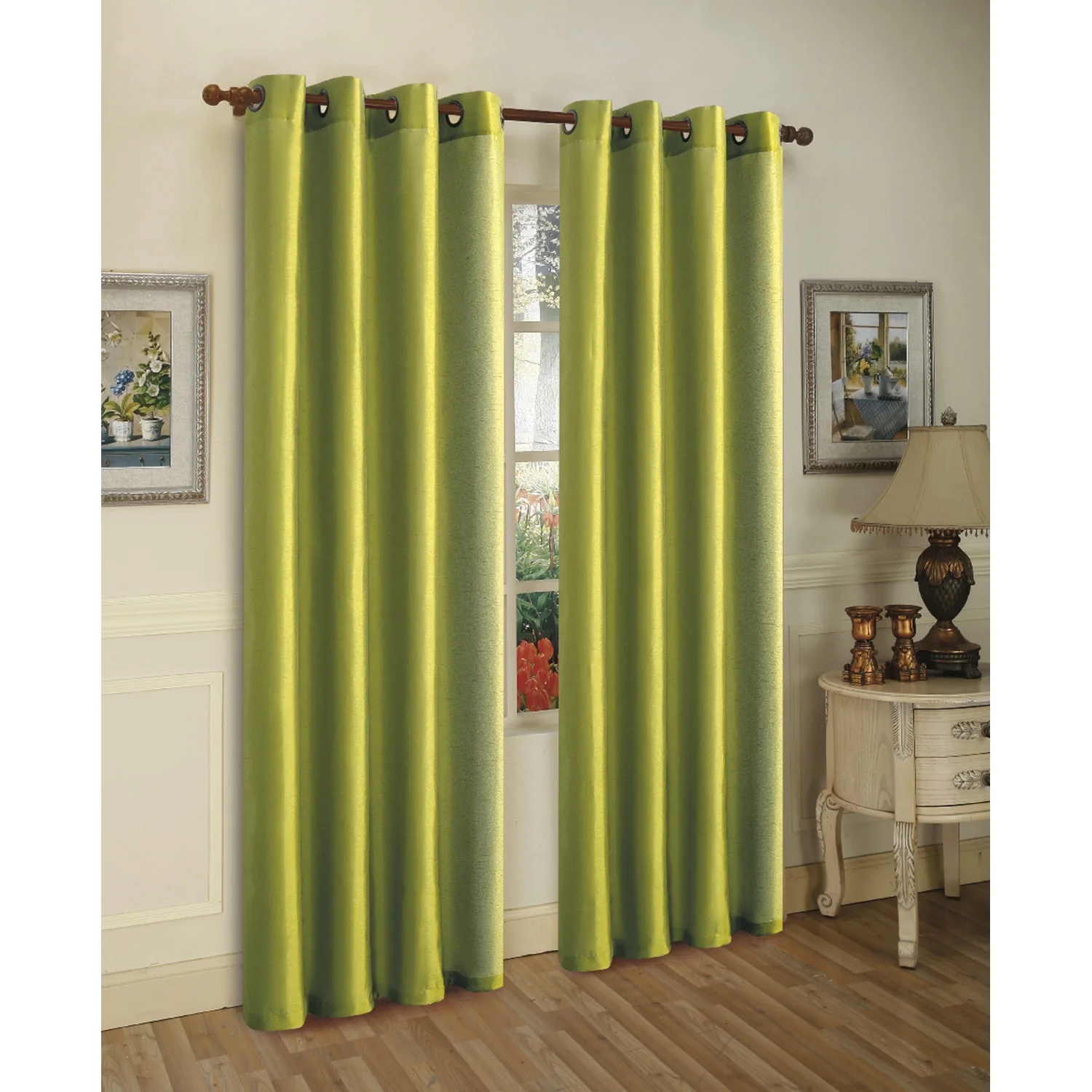 Mira Faux Silk Grommet Window Panel, 55x84 Inches - Image 12