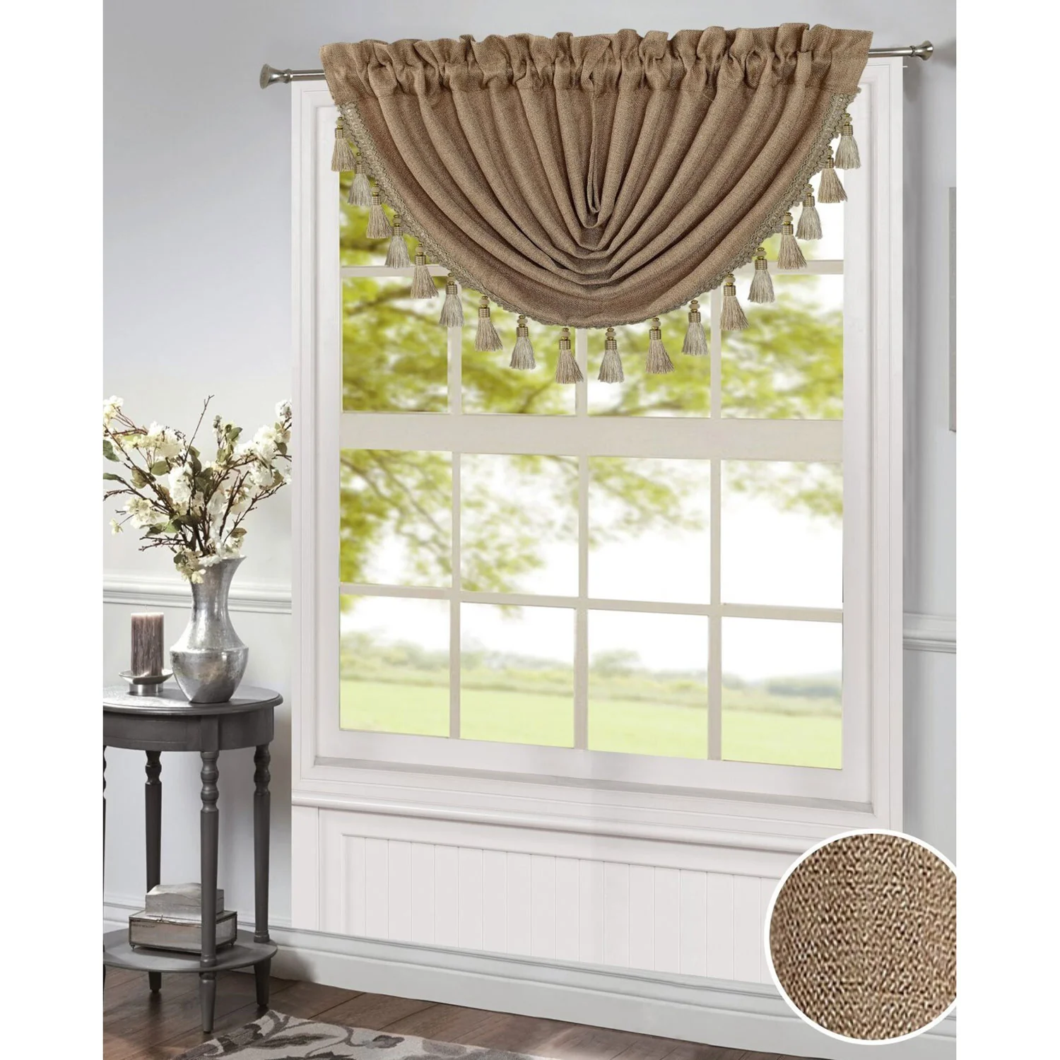 Morgan Rod Pocket Window Panel and Valance Treatment, All Sold Separately - Image 10