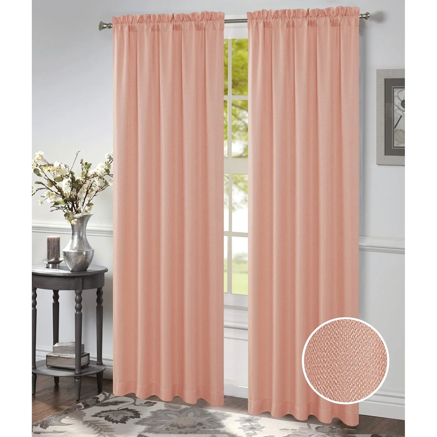 Morgan Rod Pocket Window Panel and Valance Treatment, All Sold Separately - Image 15