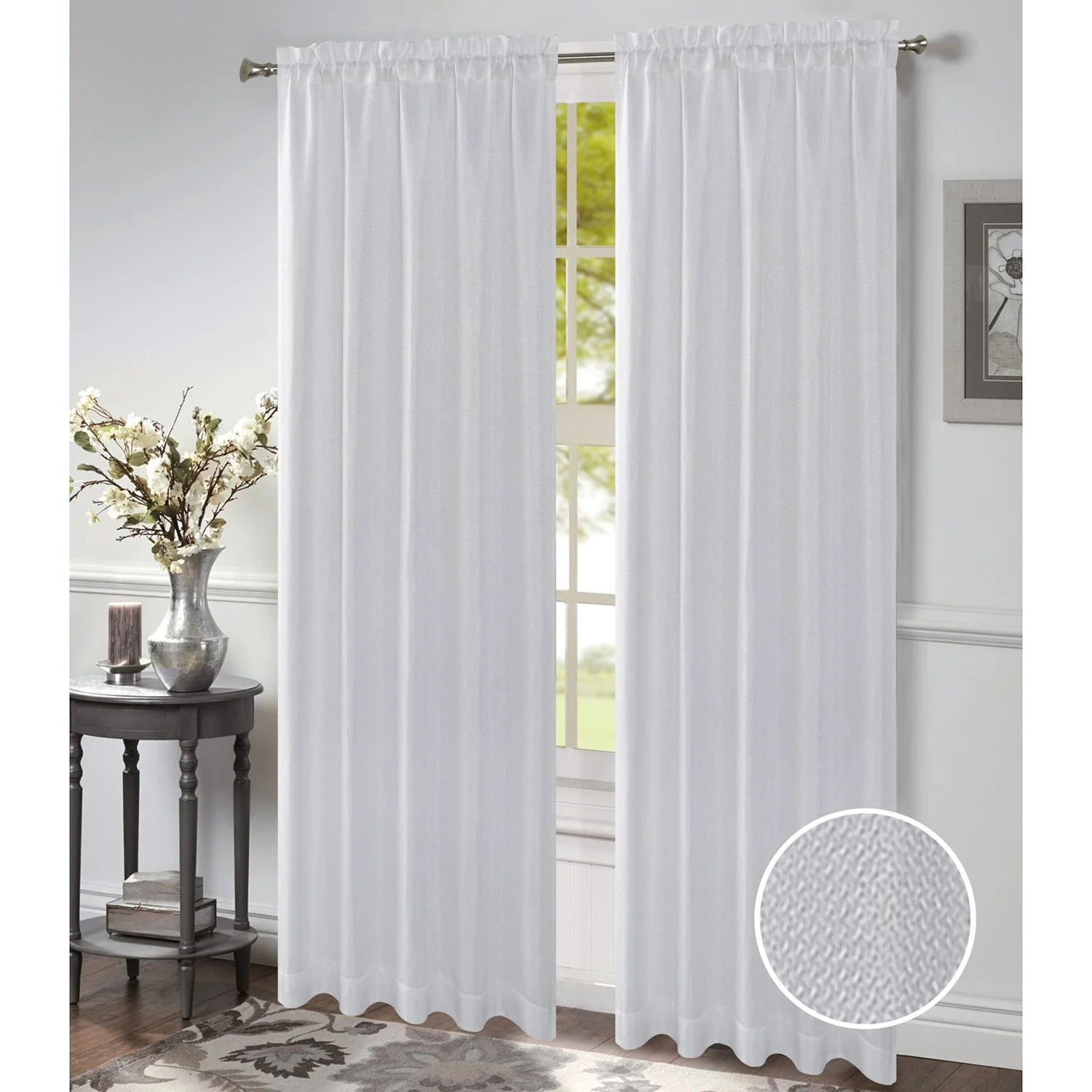 Morgan Rod Pocket Window Panel and Valance Treatment, All Sold Separately - Image 22