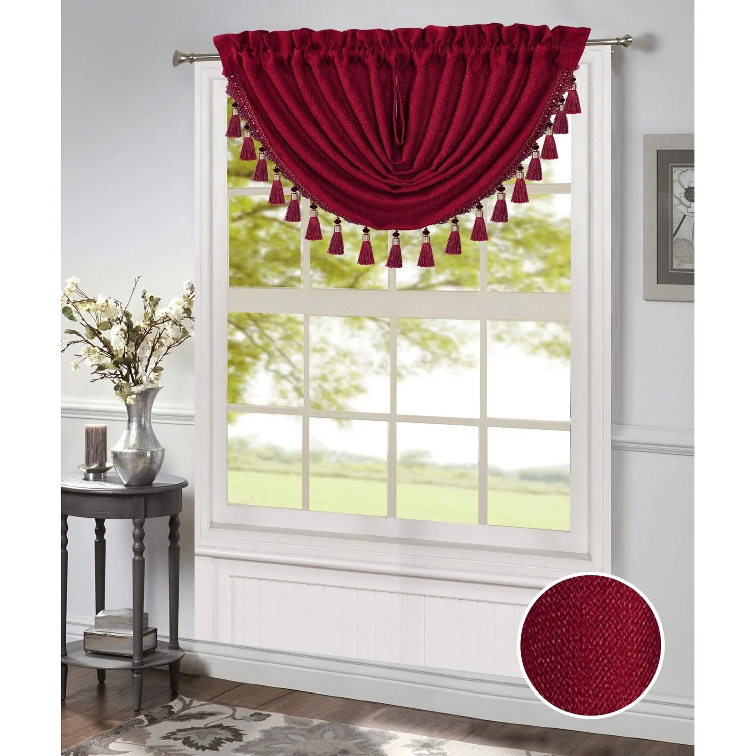 Morgan Rod Pocket Window Panel and Valance Treatment, All Sold Separately - Image 4