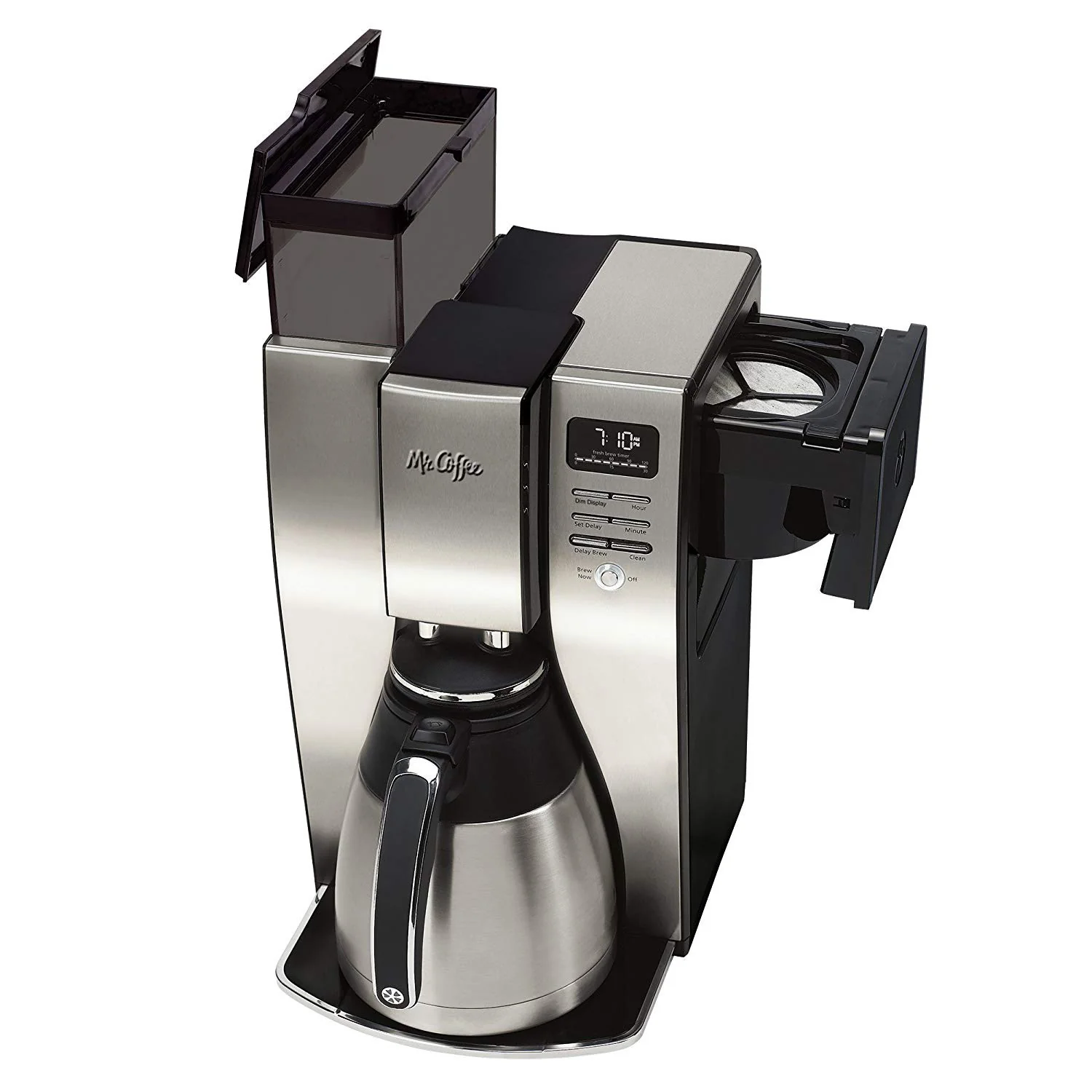 Mr. Coffee Optimal Brew Thermal Coffee Maker, 10 Cups, Stainless Steel - Image 2