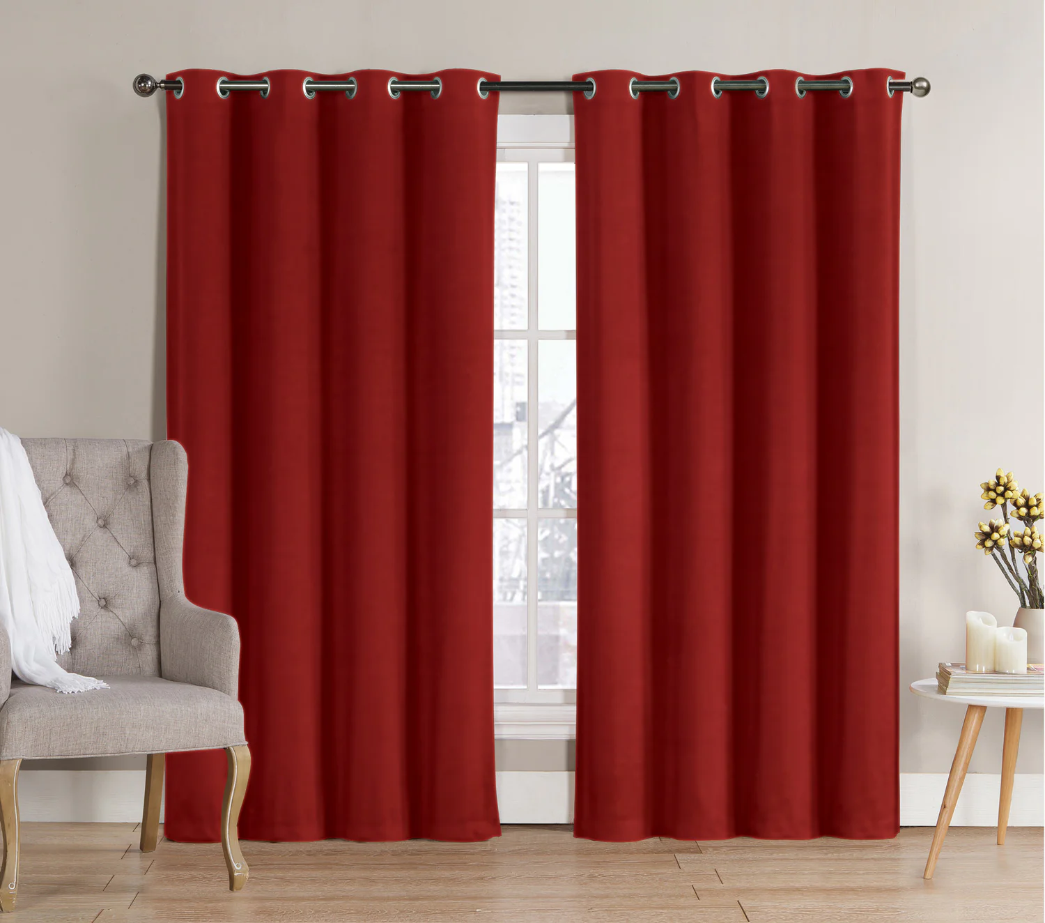 Neil Blackout Grommet Window Panel, 52x84 Inches - Image 42
