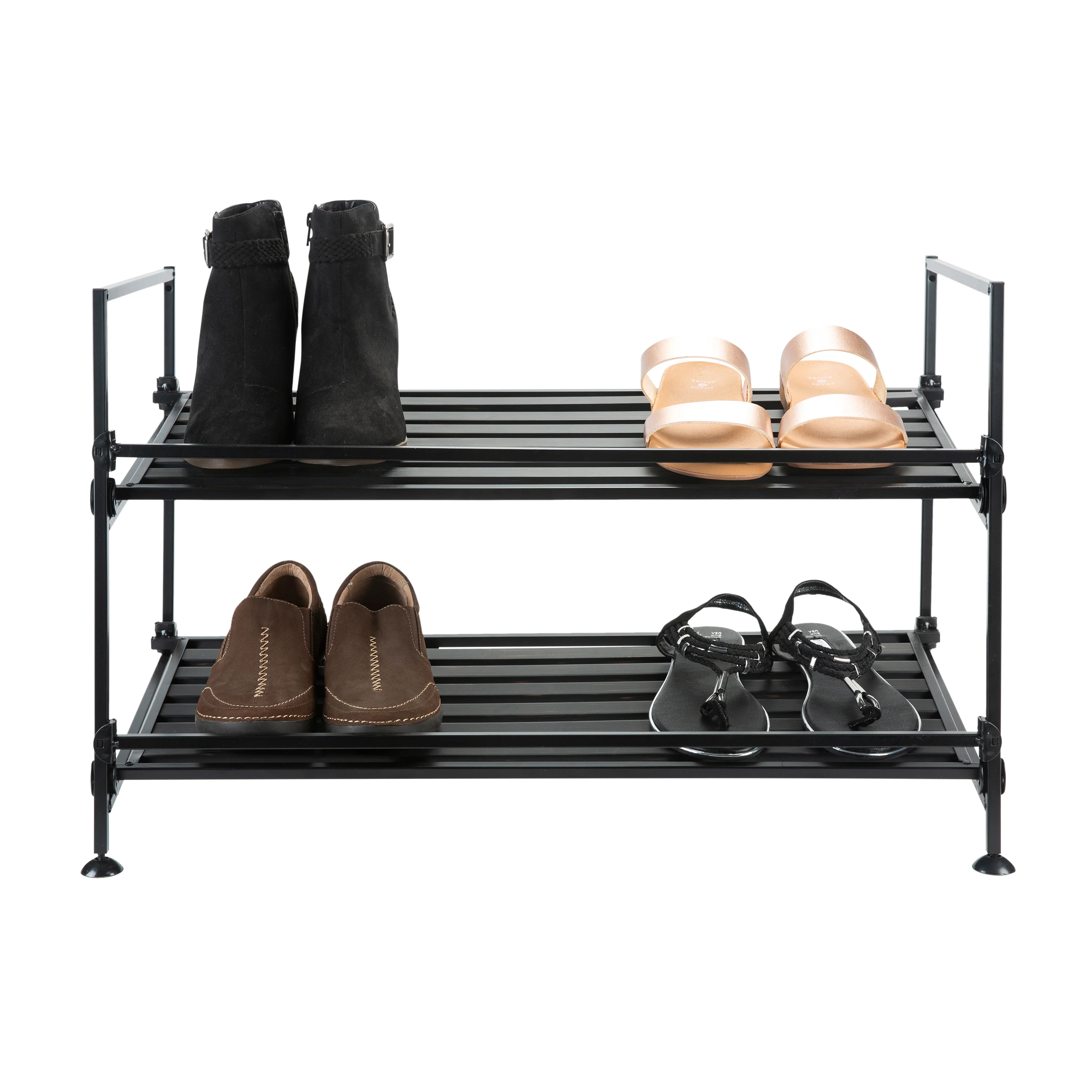 Neu Home 2 Tier Shoe Rack in Espresso - Image 3