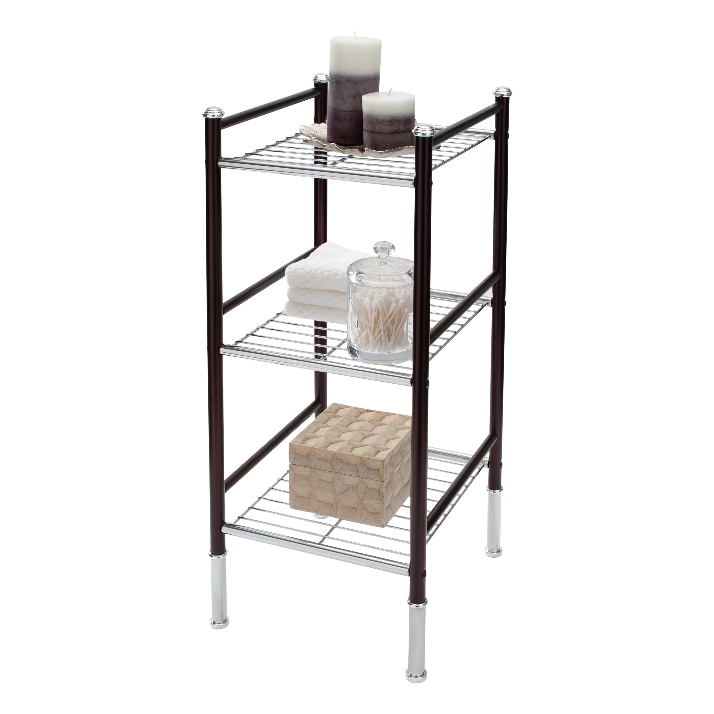 Neu Home 3 Tier Duplex Line  Square Freestanding Wire Rack - Image 2