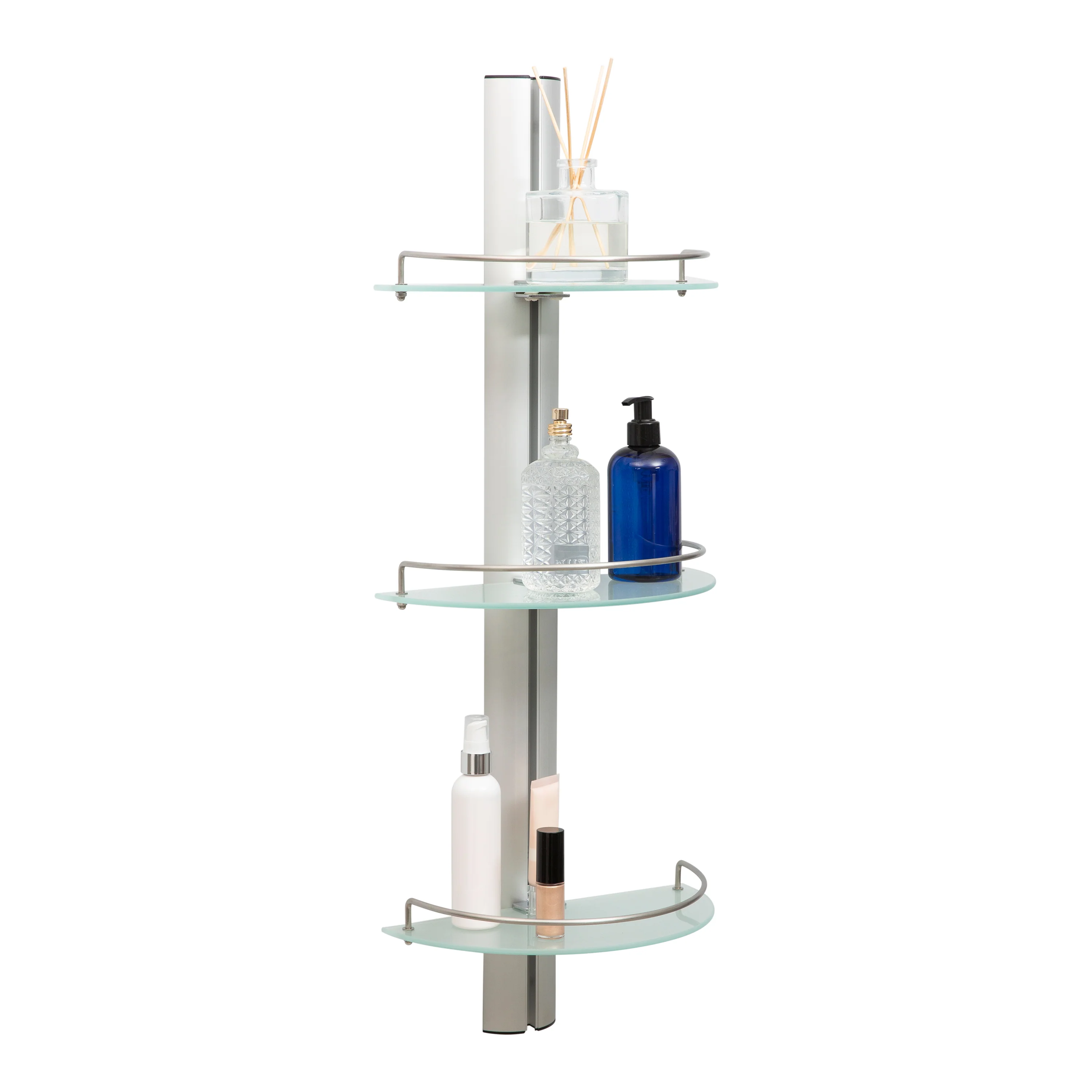 Neu Home 3 Tier Half Moon Glass Shelf - Image 2