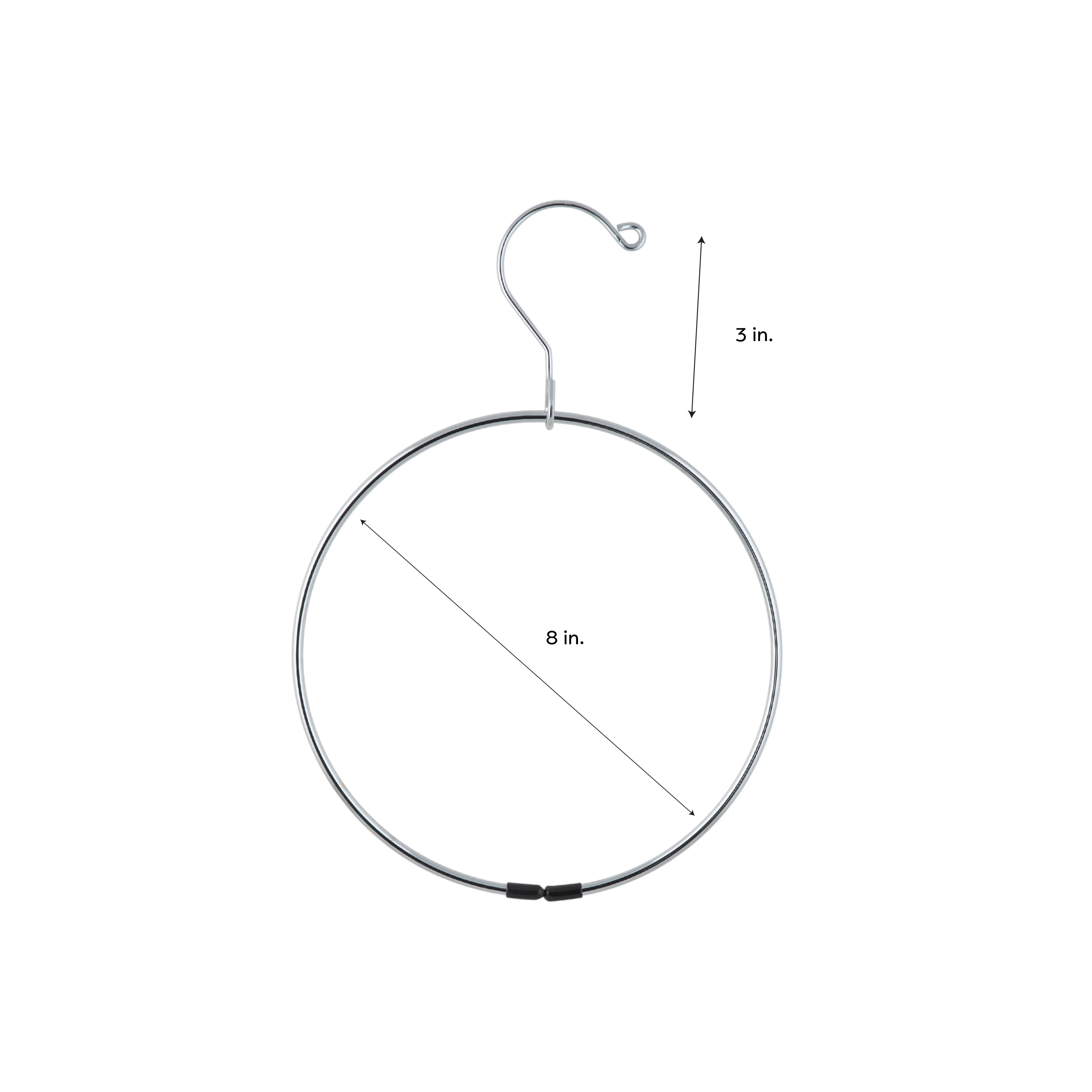 Neu Home Belt-Scarf Ring Hanger, Chrome - Image 4
