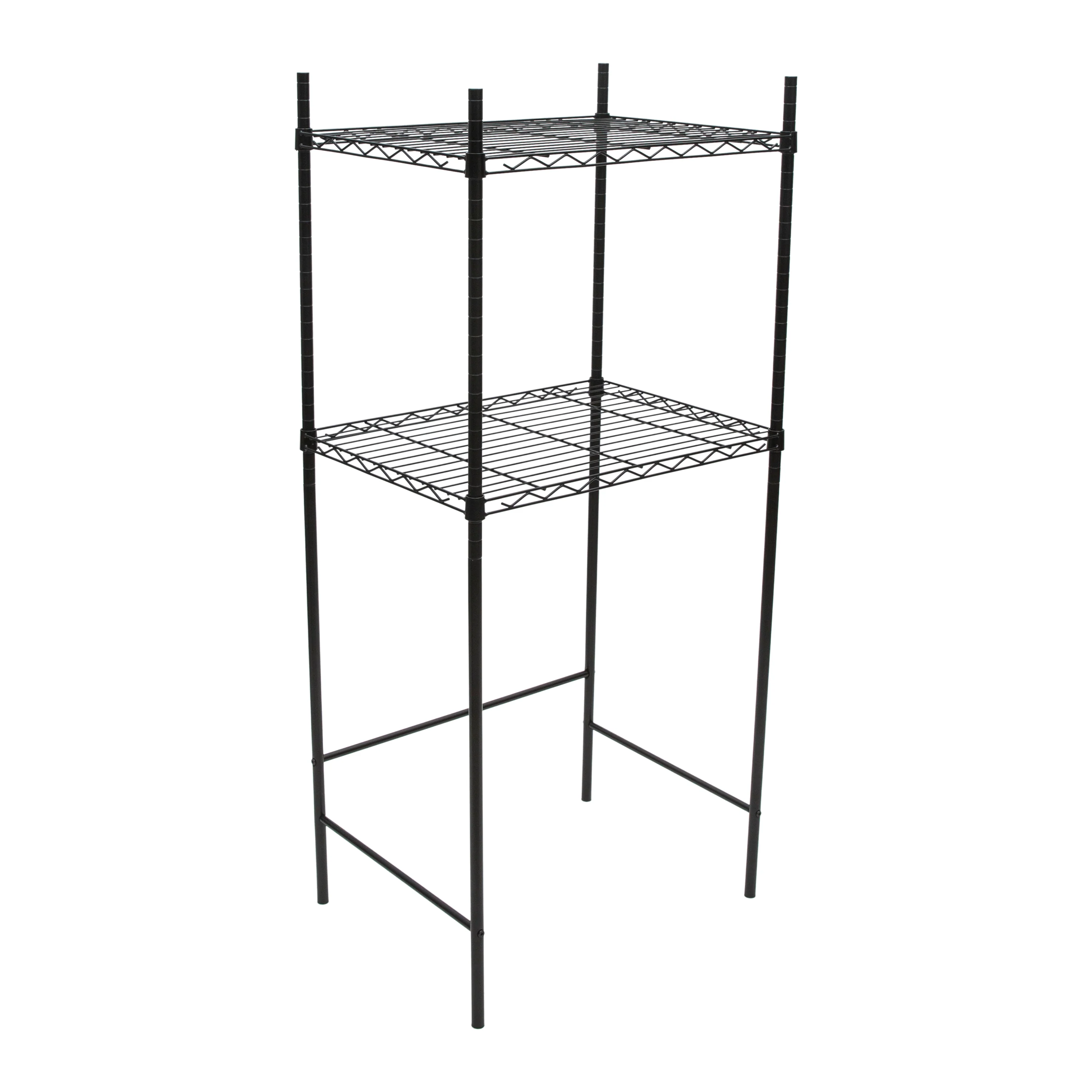 Neu Home Mini Fridge and Microwave Stand in Black