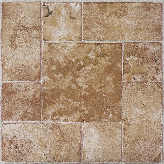 Nexus Beige Terracotta 12x12 Self Adhesive Vinyl Floor Tile - 20 Tiles/20 sq. ft.