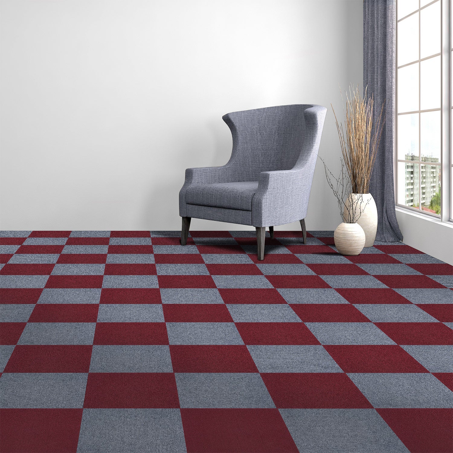 Nexus Self Adhesive Carpet Floor Tile, 12 Tiles, 12 Square Feet - Image 10