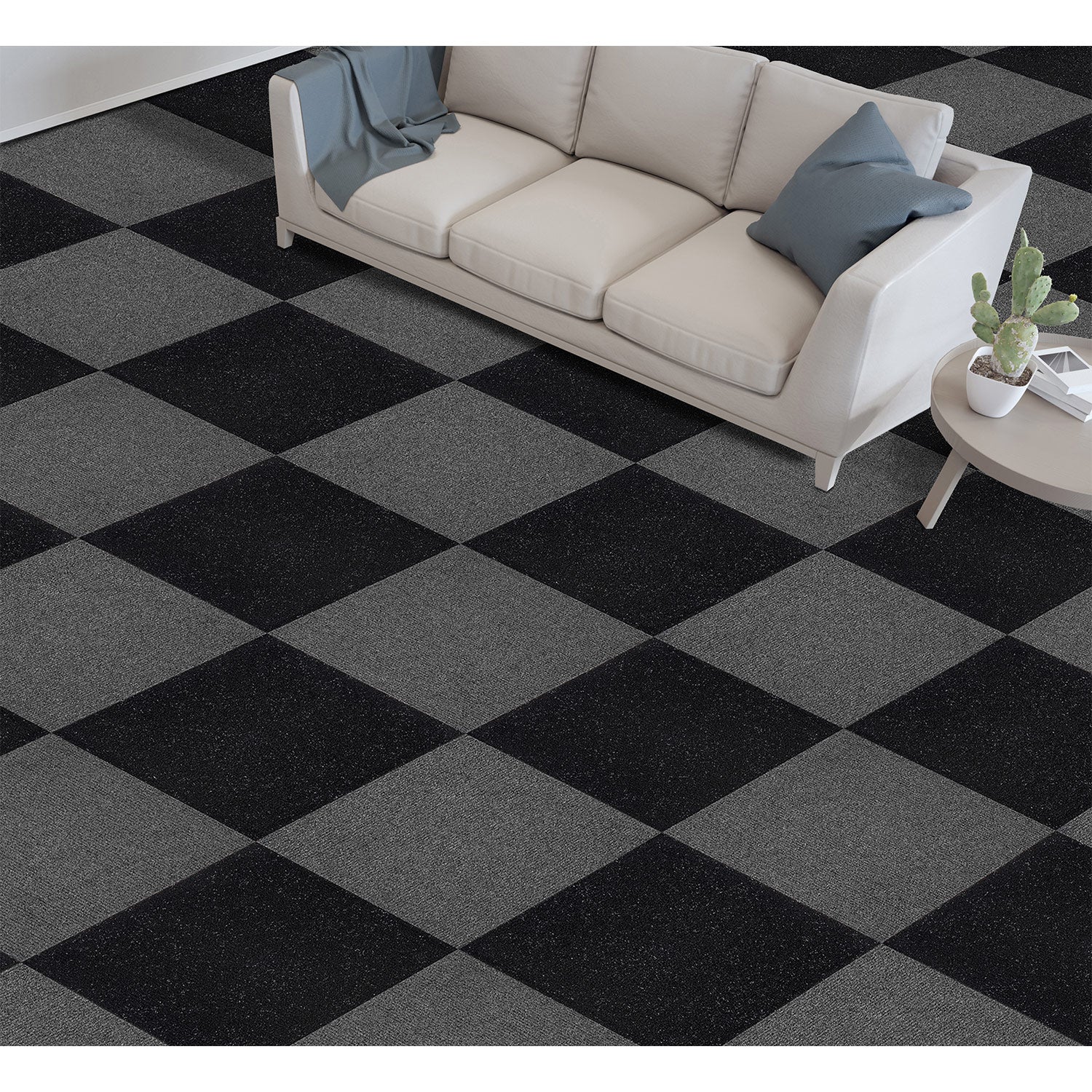 Nexus Self Adhesive Carpet Floor Tile, 12 Tiles, 12 Square Feet - Image 15
