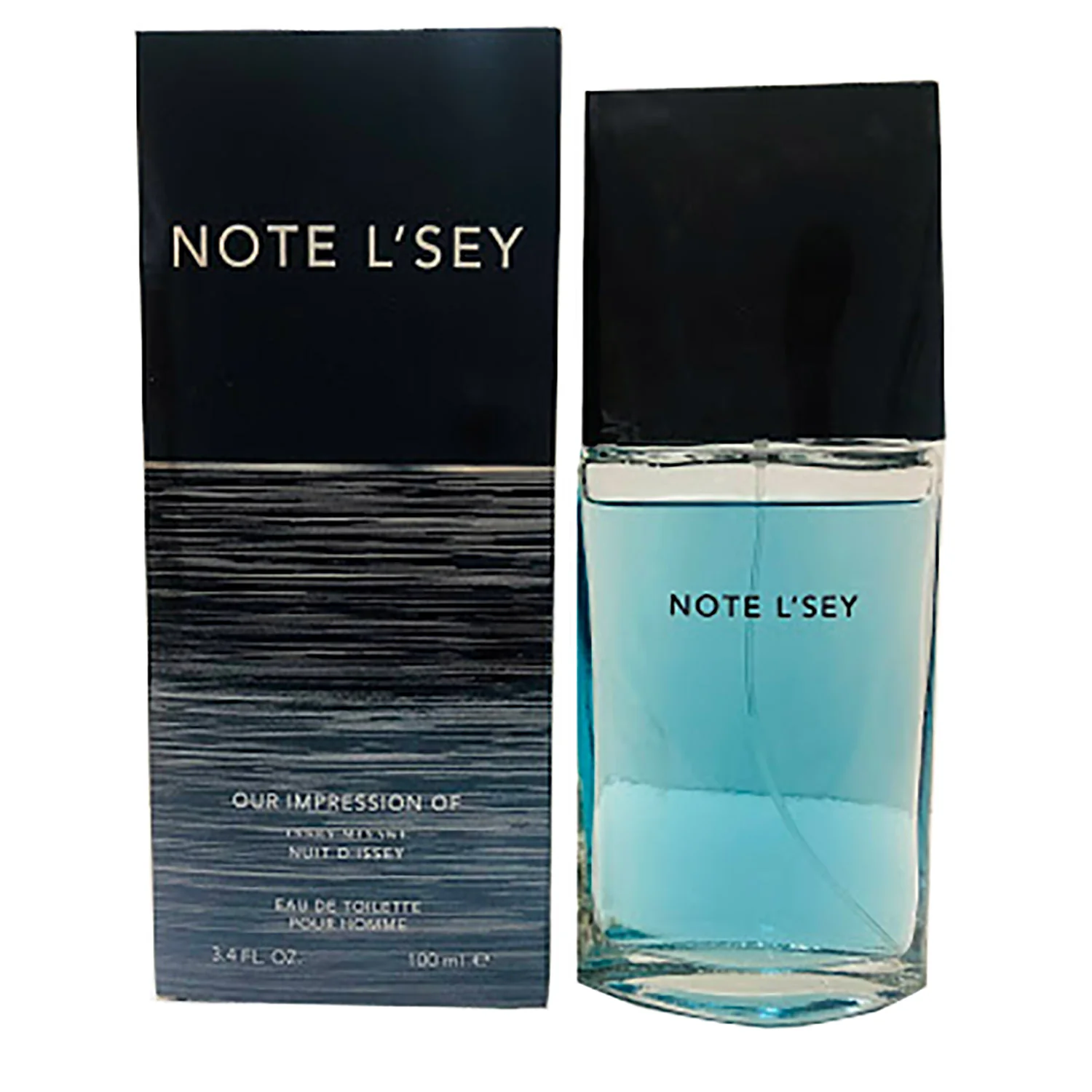 Note L’sey Fragrance For Men, Impression of Issey Miyake Nuit D Issey, 3.4 Fluid Ounces