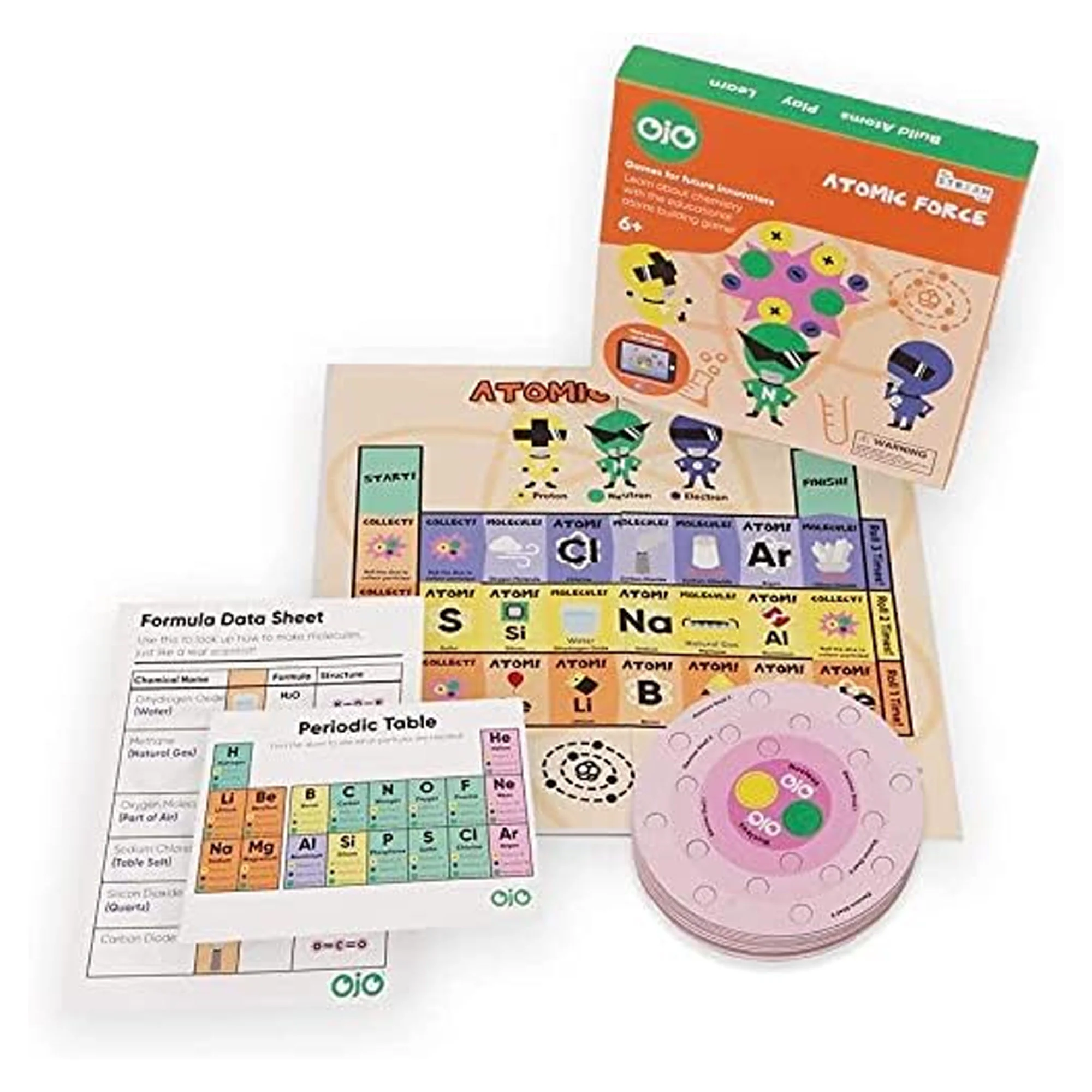 OjO Atomic Force Science Board Game for Kids, Learn Chemistry & Science, Ages 6+ - Image 2