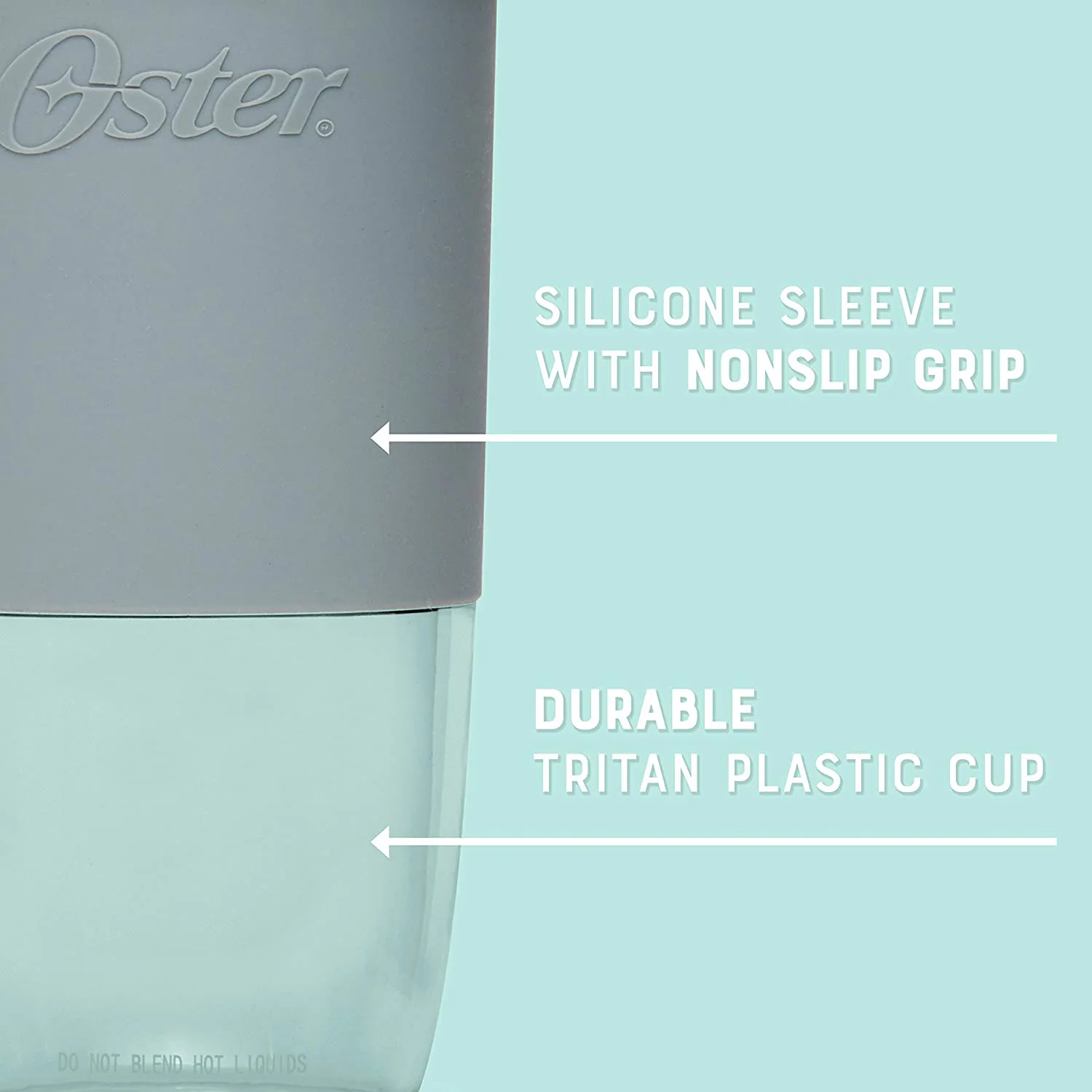 Oster Blend Active Portable Blender with Drinking Lid, USB Chargeable, Gray - Image 4