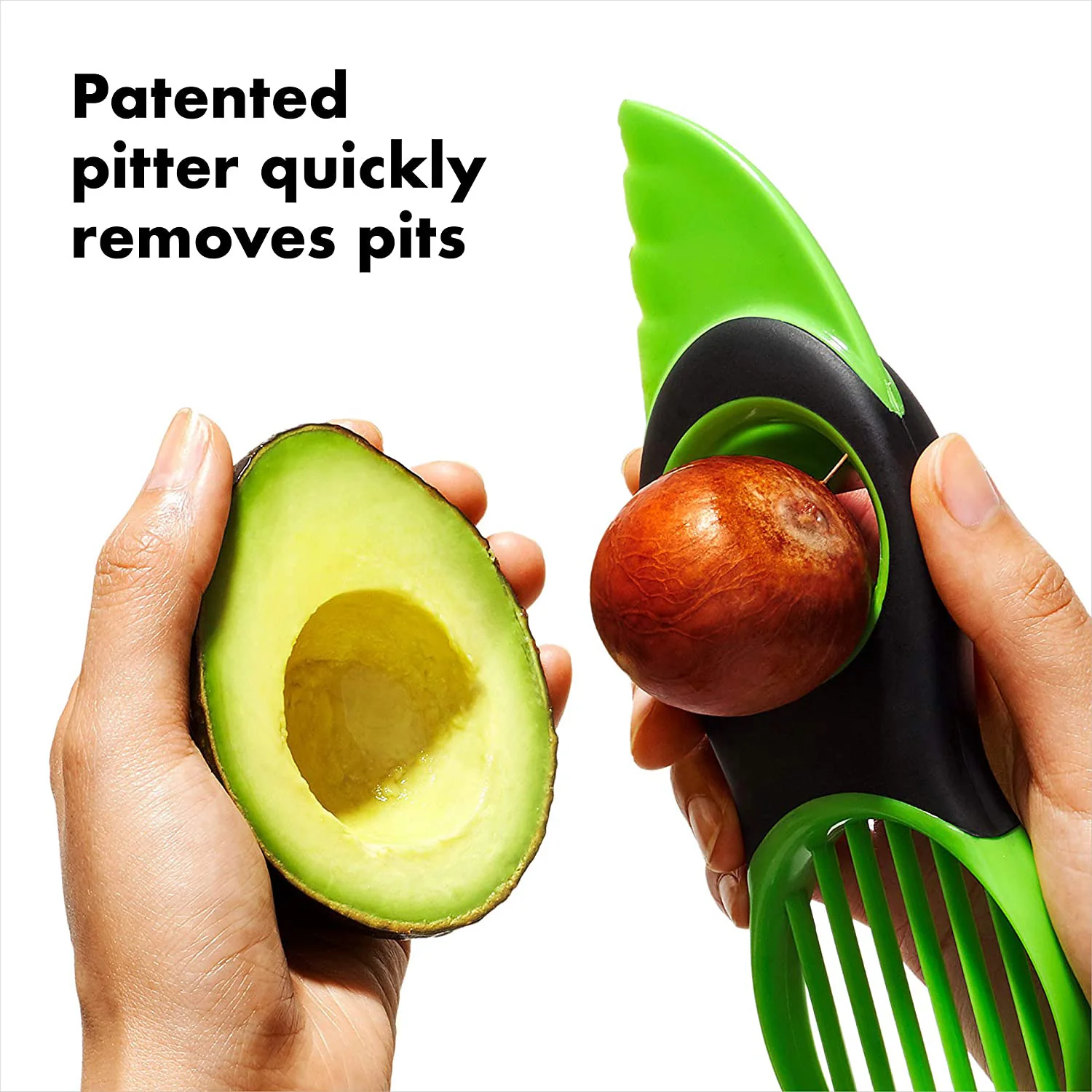 OXO Good Grips 3-in-1 Avocado Slicer, Green - Image 3