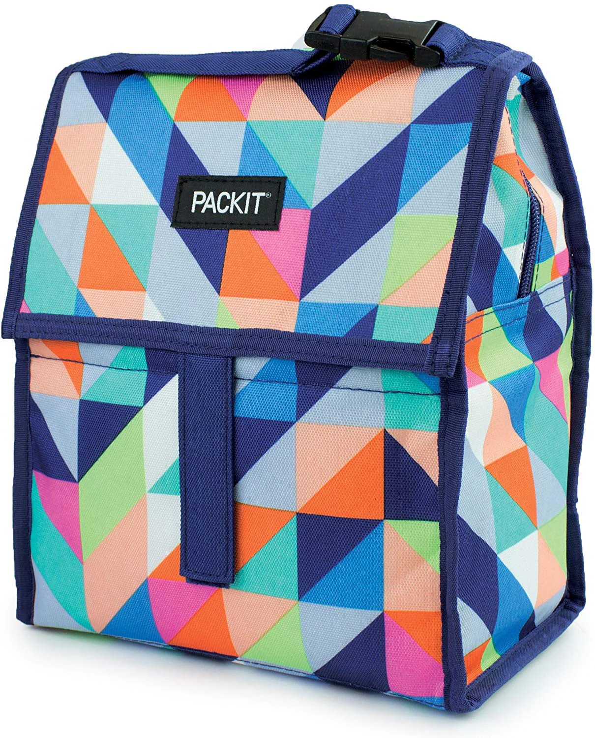 PackIt Freezable Lunch Bag with Zippered Closure, Paradise Breeze, 72 Ounces - Image 2