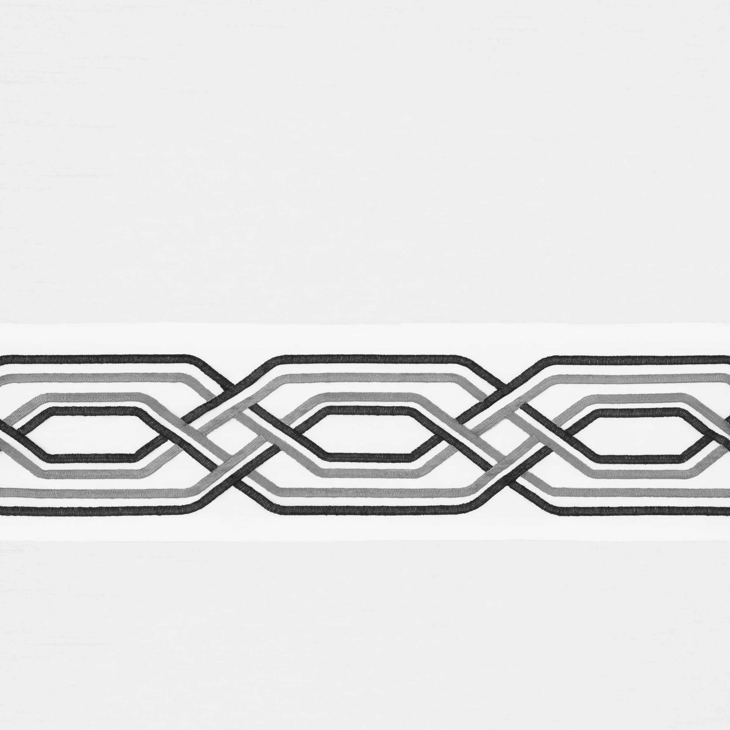 Paige Embroidered Kitchen Curtain and Valance Set, Tiers 55x36, Valance 55x13 Inches - Image 4