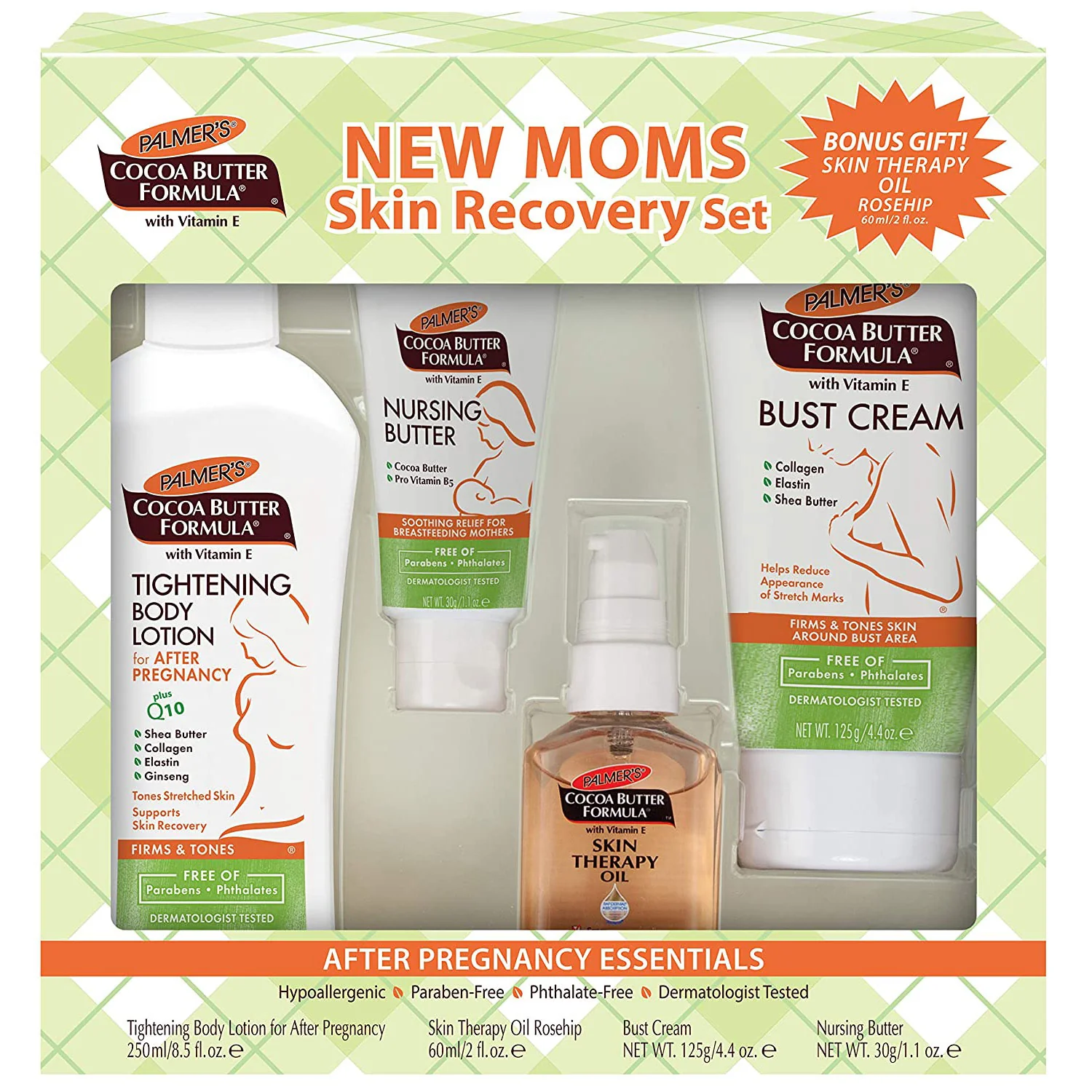 Palmers Cocoa Butter Formula New Moms 4-Piece After Pregnancy Skin Recovery Set - Image 2