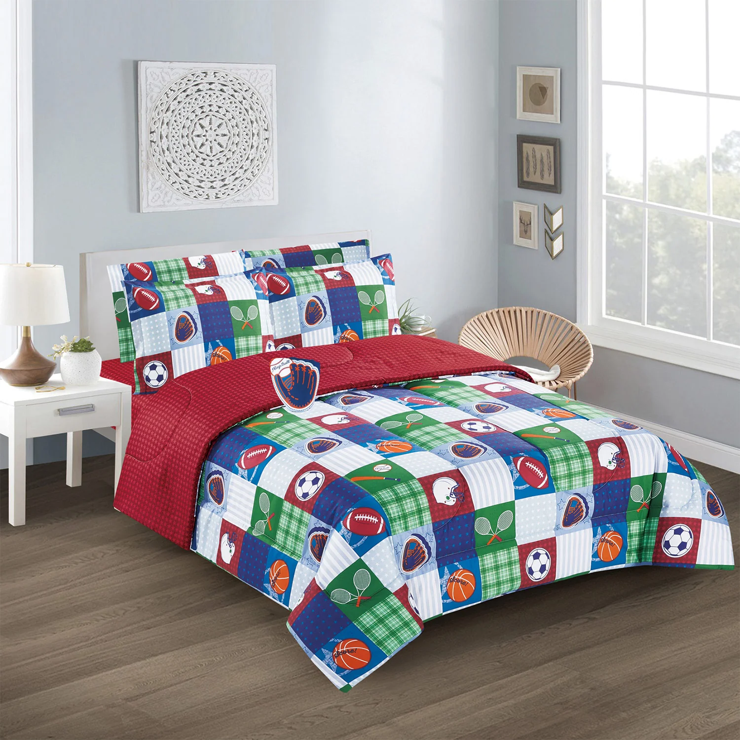 Play Ball Boys Kids Comforter Set