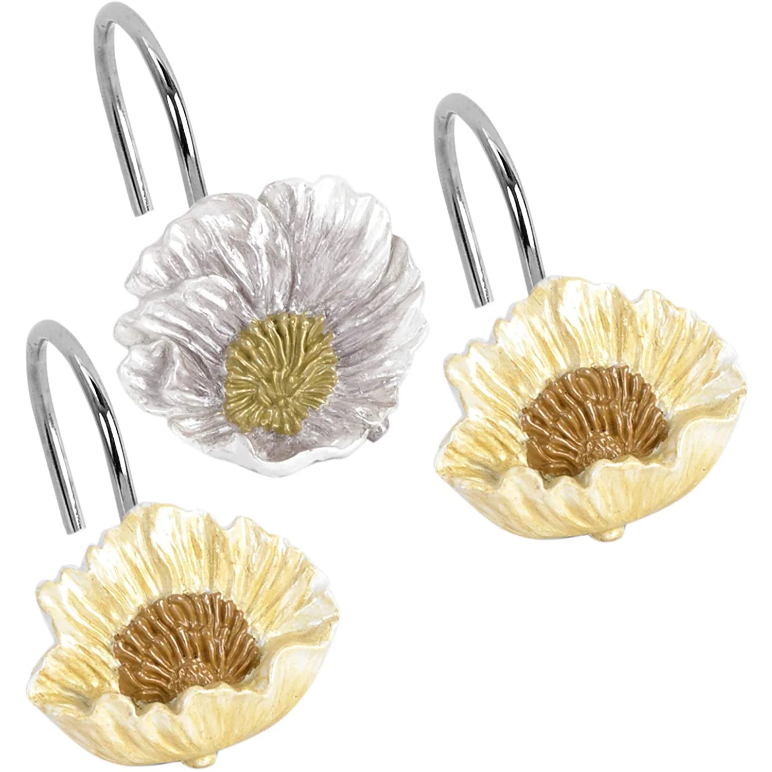 Poppy Fields Complete Bath Ensemble Decor Set, Pastel Moss, All Sold Separately - Image 4