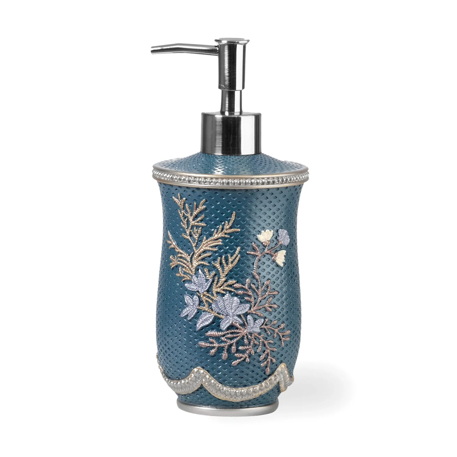 Popular Bath Capri Complete Bath Ensemble Decor Set, Slate Blue, All Sold Separately - Image 3