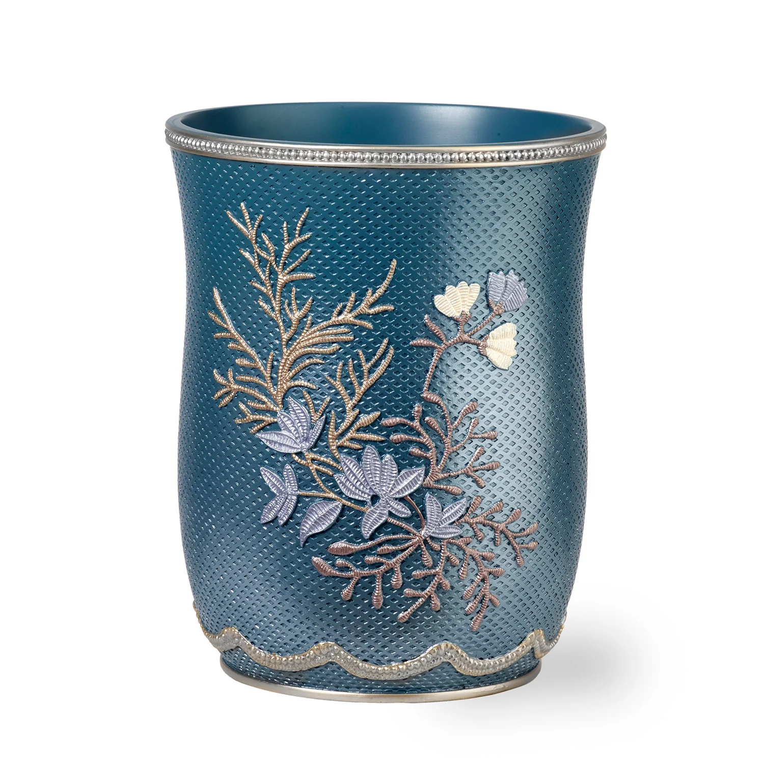 Popular Bath Capri Complete Bath Ensemble Decor Set, Slate Blue, All Sold Separately - Image 5