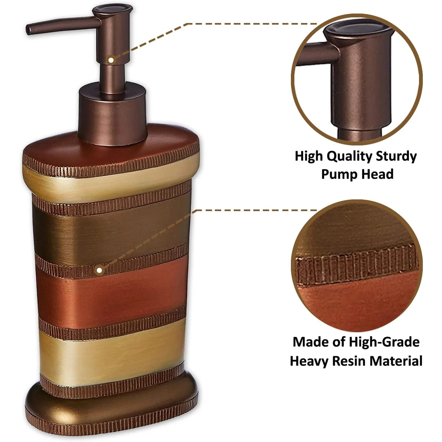 Popular Bath Contempo Complete Bath Ensemble Decor Set, Spice, All Sold Separately - Image 15