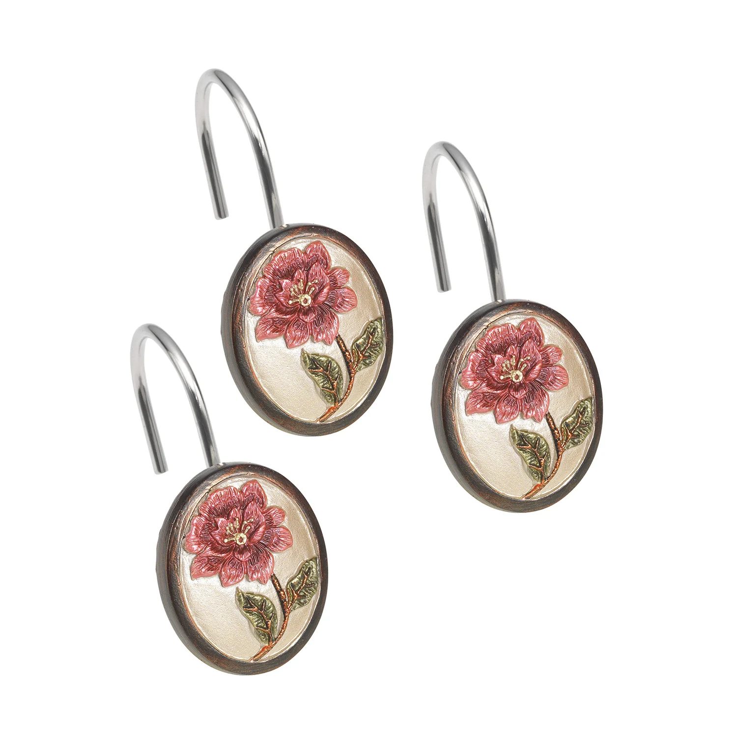 Popular Bath Larrisa Complete Bath Ensemble Decor Set, Rose, All Sold Separately - Image 2