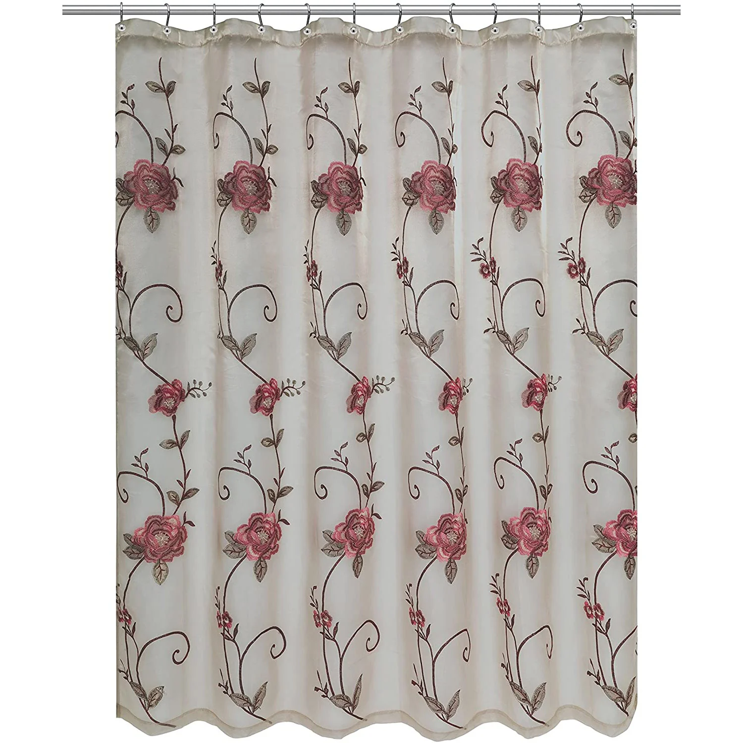 Popular Bath Larrisa Complete Bath Ensemble Decor Set, Rose, All Sold Separately - Image 3